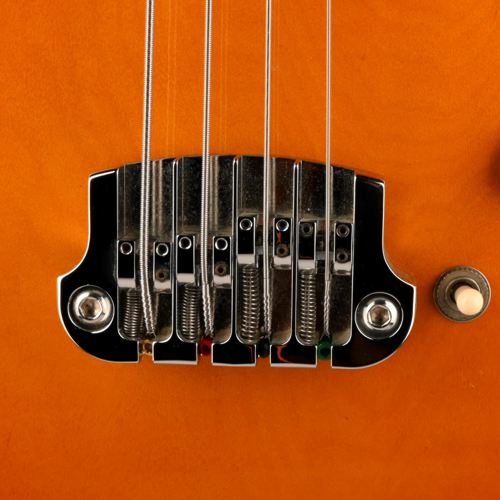 Used Epiphone Rivoli Reissue Sunburst Bass Guitar - Image 5
