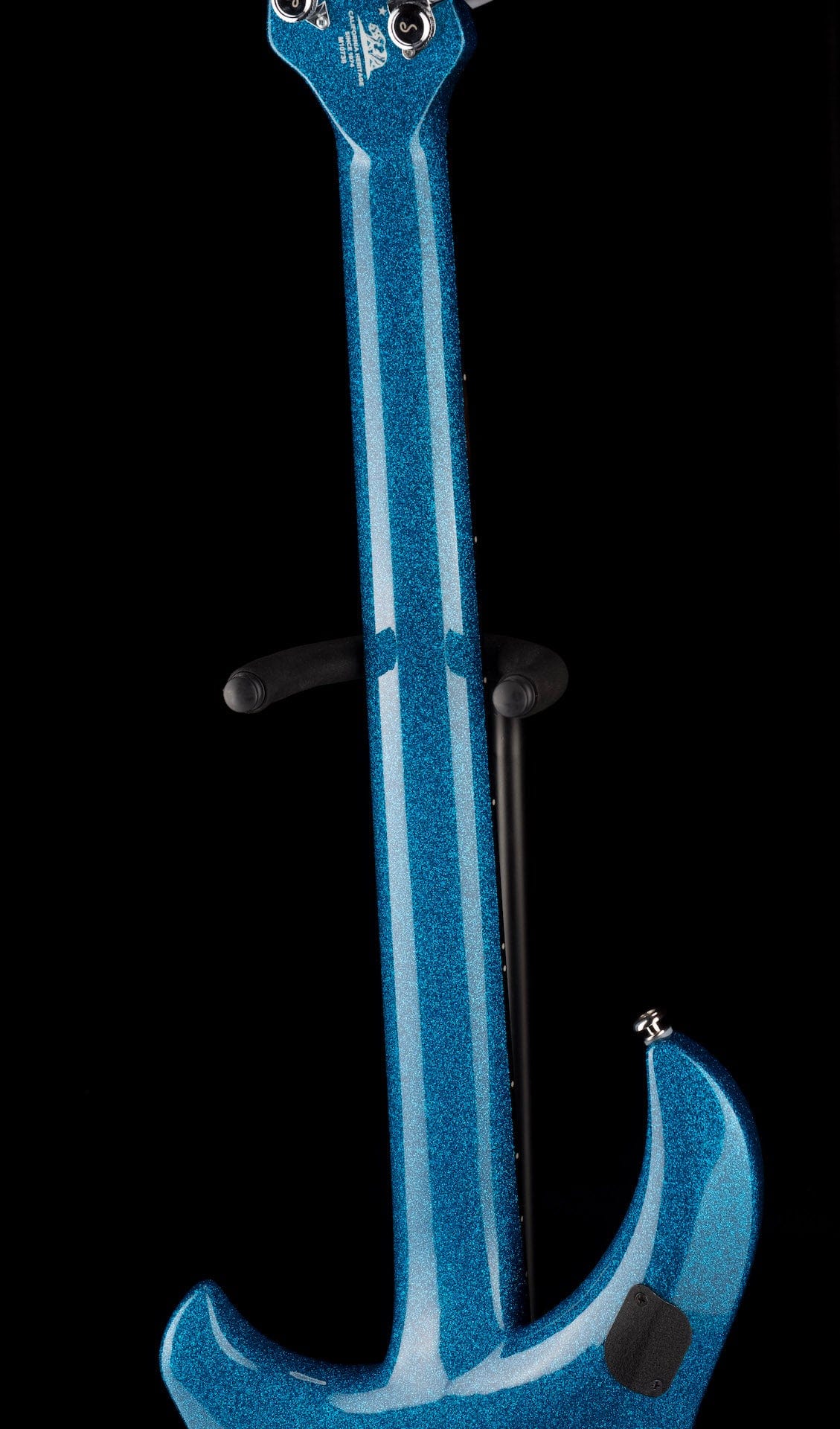 Used Ernie Ball Music Man Ball Family Reserve John Petrucci Signed Majesty 6 Marine Blue Sparkle with OHSC - Image 15