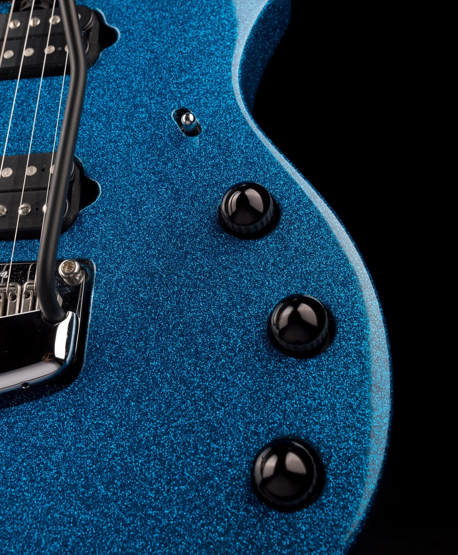 Used Ernie Ball Music Man Ball Family Reserve John Petrucci Signed Majesty 6 Marine Blue Sparkle with OHSC - Image 8