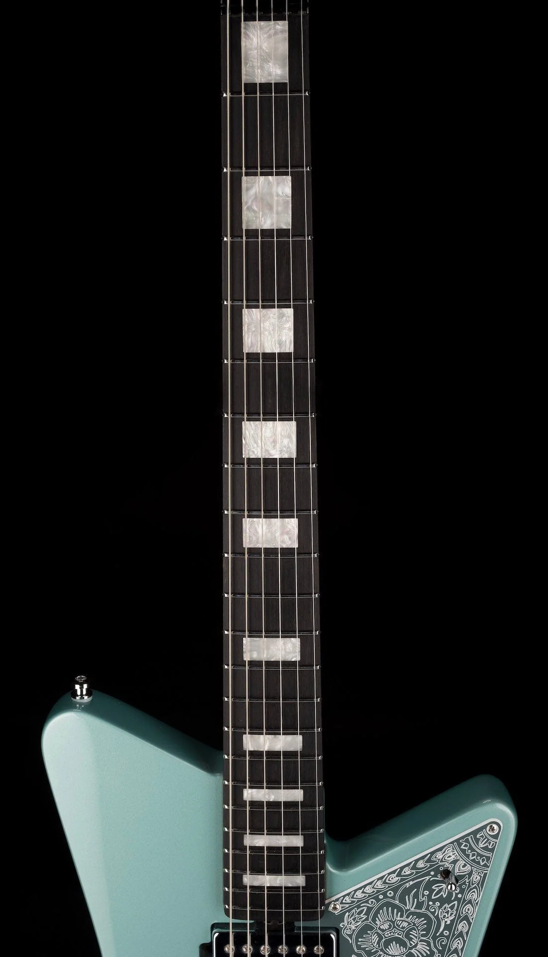 Used Ernie Ball Music Man Mariposa Dorado Green with OHSC - Image 11