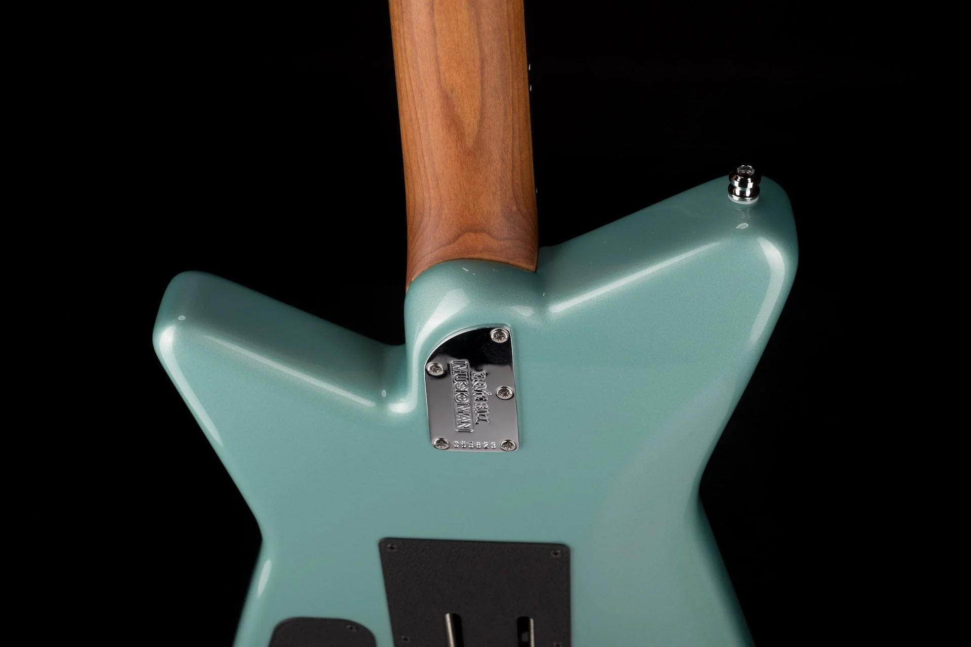 Used Ernie Ball Music Man Mariposa Dorado Green with OHSC - Image 15