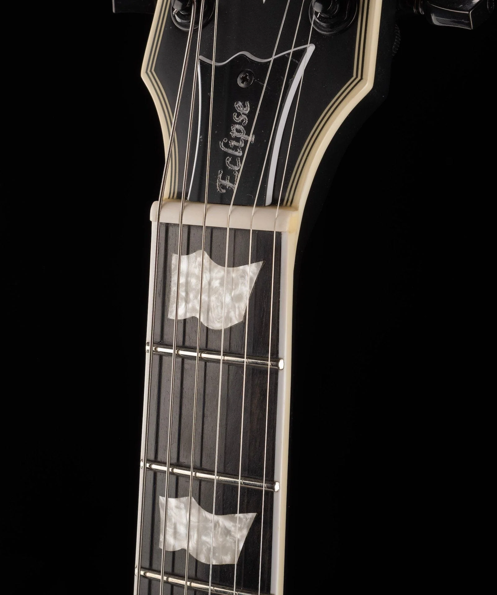 Used ESP Eclipse E-II Evertune Black Satin with OHSC - Image 10