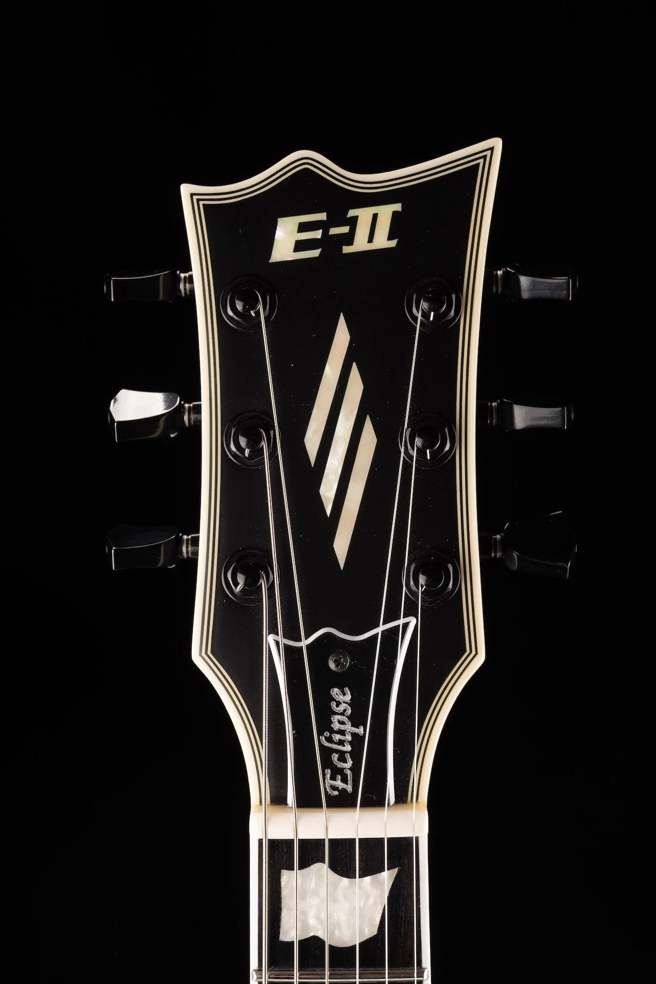 Used ESP Eclipse E-II Evertune Black Satin with OHSC - Image 11