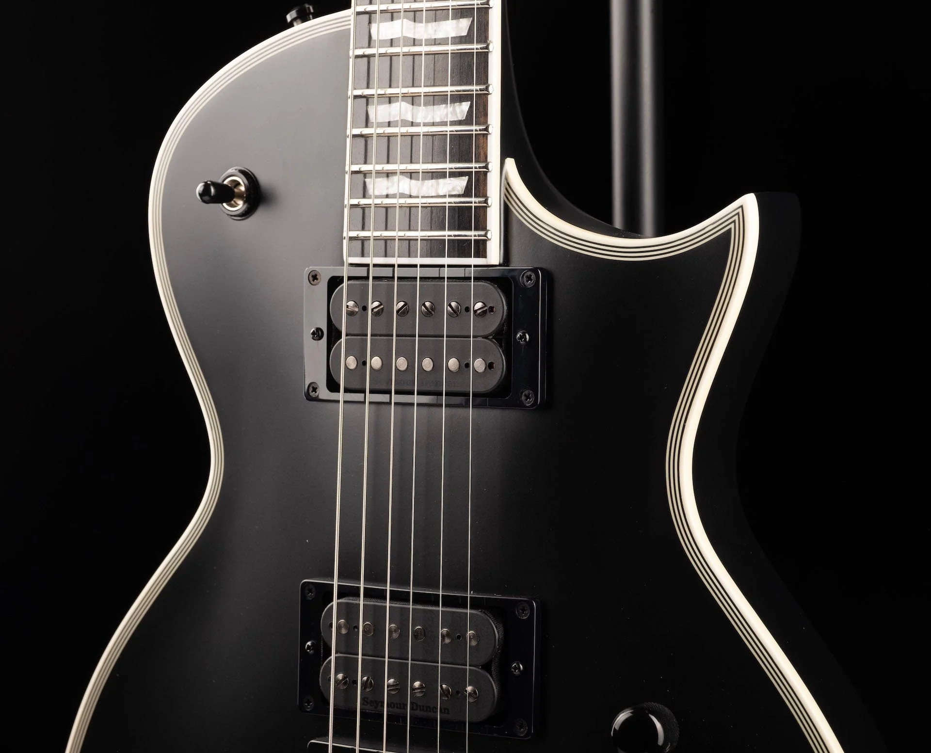 Used ESP Eclipse E-II Evertune Black Satin with OHSC - Image 5