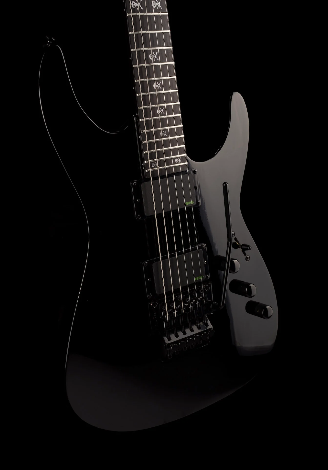 Used ESP LTD Kirk Hammett Signature KH-602 Black with OHSC - Image 10