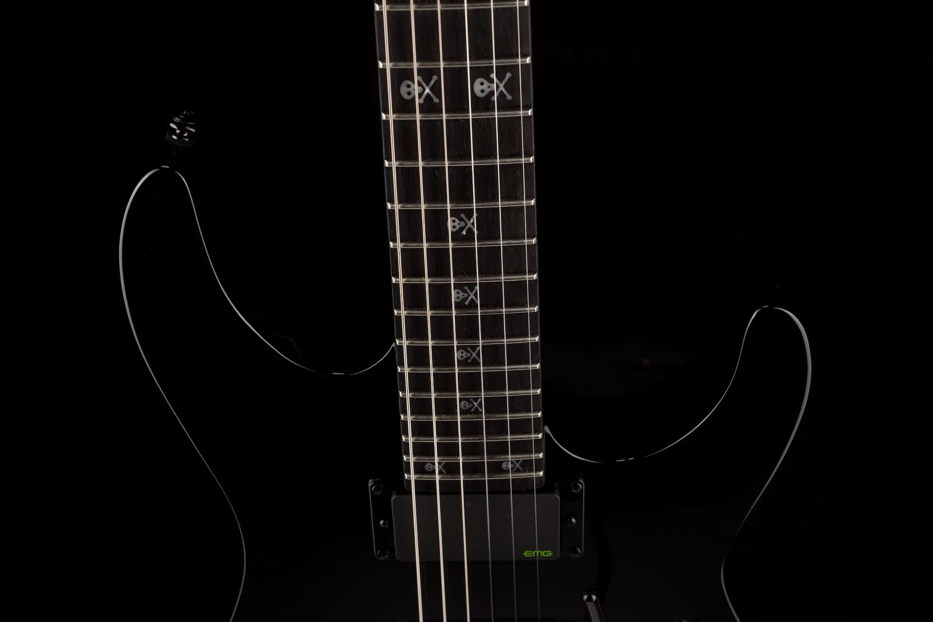 Used ESP LTD Kirk Hammett Signature KH-602 Black with OHSC - Image 3