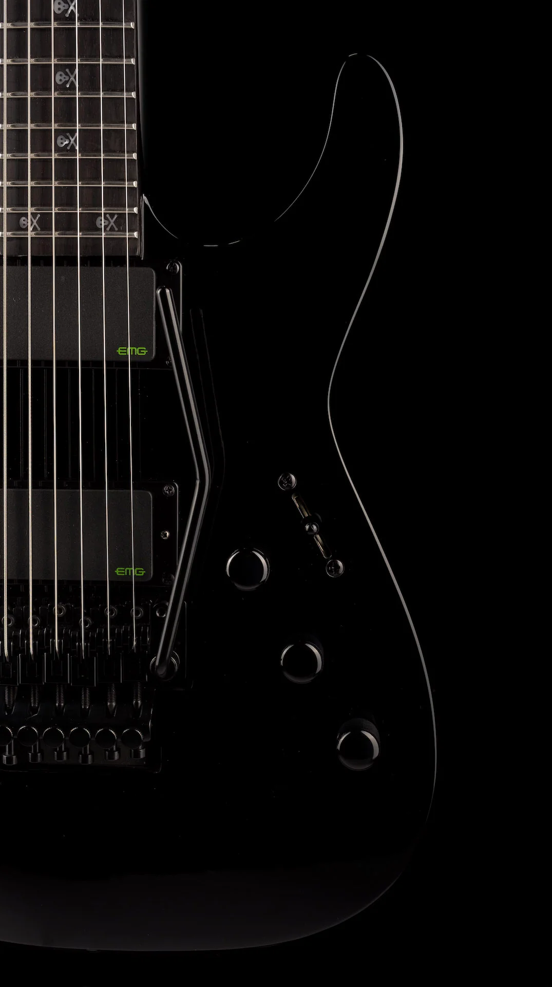 Used ESP LTD Kirk Hammett Signature KH-602 Black with OHSC - Image 9