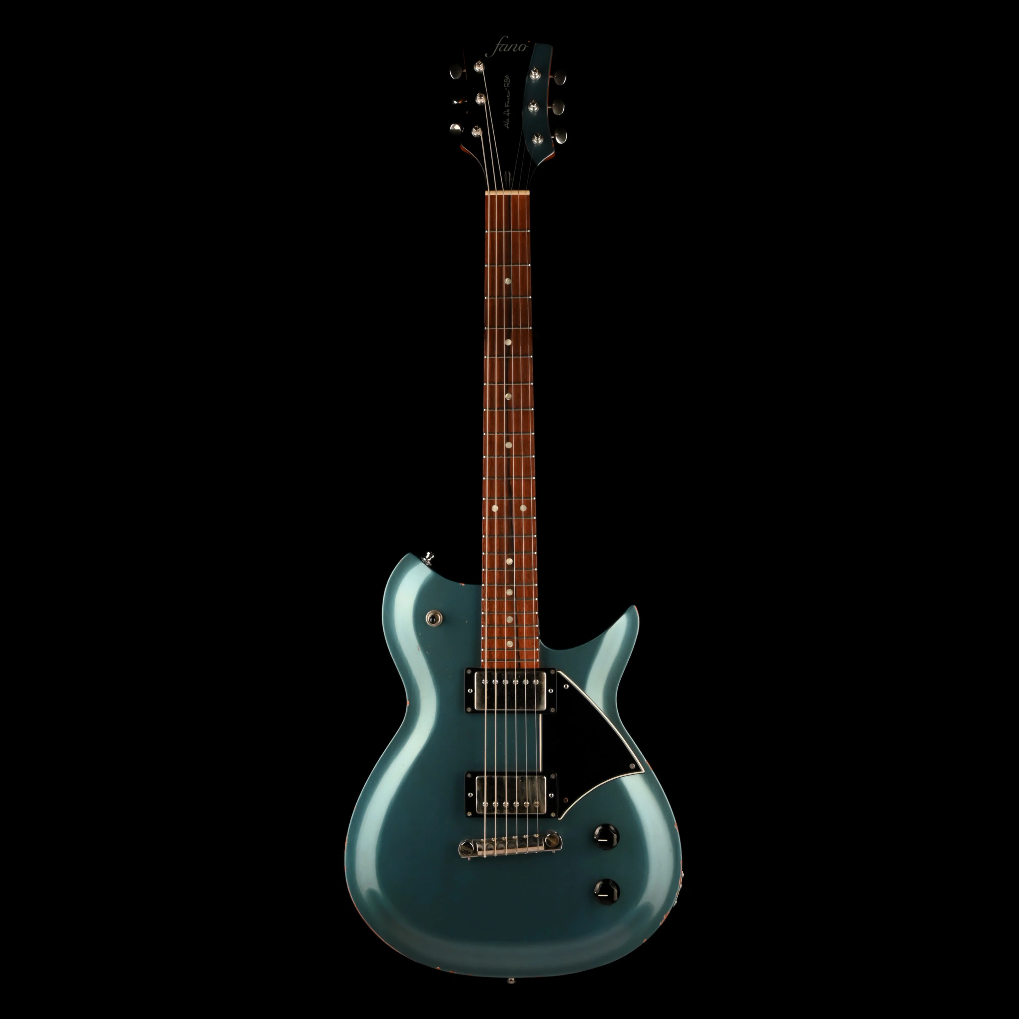 Used Fano Alt de Facto RB6 Pelham Blue Electric Guitar With OHSC - Image 2