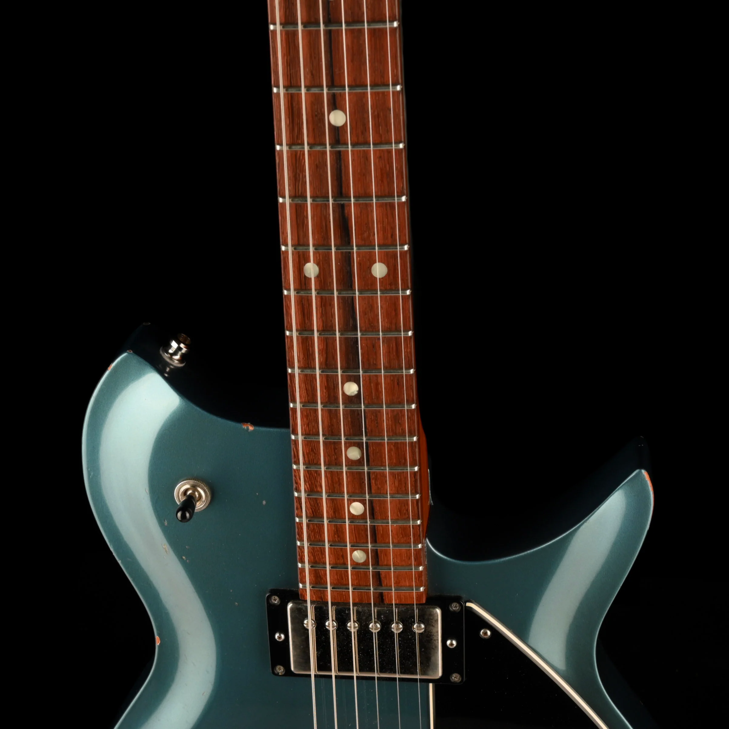 Used Fano Alt de Facto RB6 Pelham Blue Electric Guitar With OHSC - Image 3