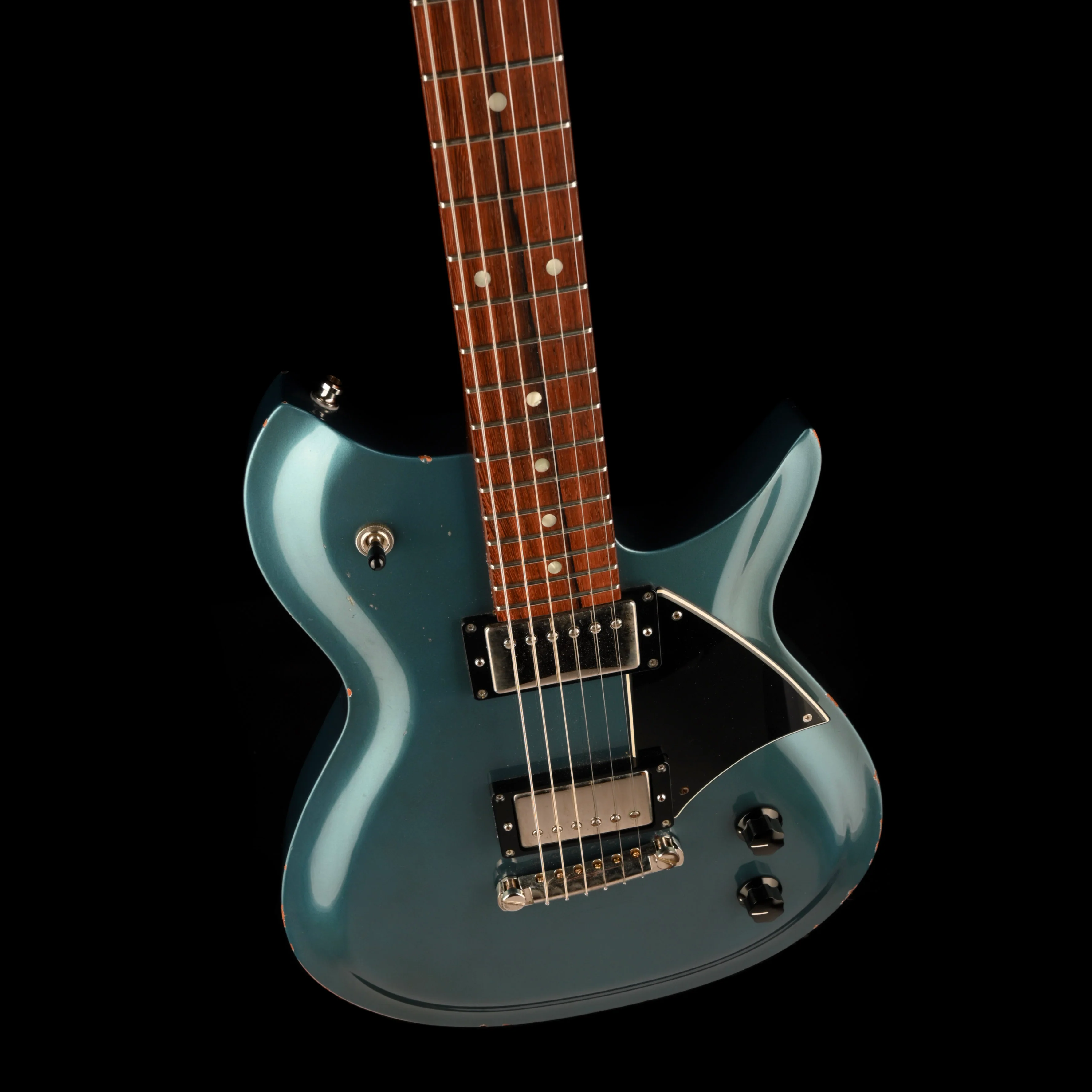 Used Fano Alt de Facto RB6 Pelham Blue Electric Guitar With OHSC - Image 4