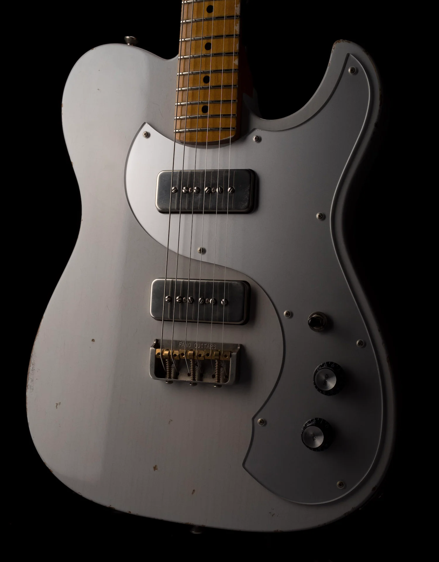 Used Fano Oltre Series TC6 P90 Light Distress Sonic Mary with Gig Bag - Image 14