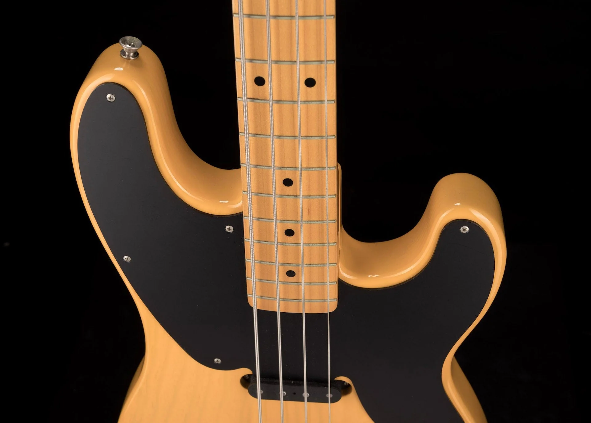 Used Fender 1951 Precision Bass Butterscotch Blonde Made in Japan with Case - Image 3