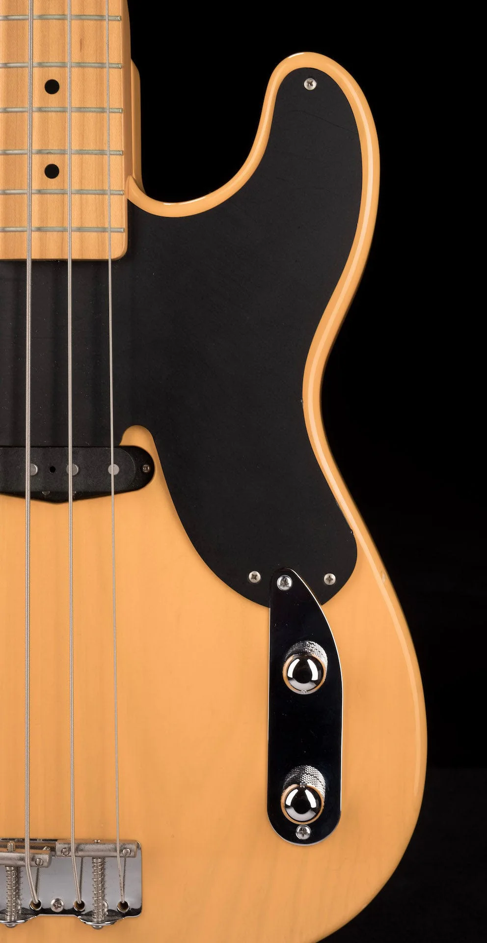 Used Fender 1951 Precision Bass Butterscotch Blonde Made in Japan with Case - Image 8