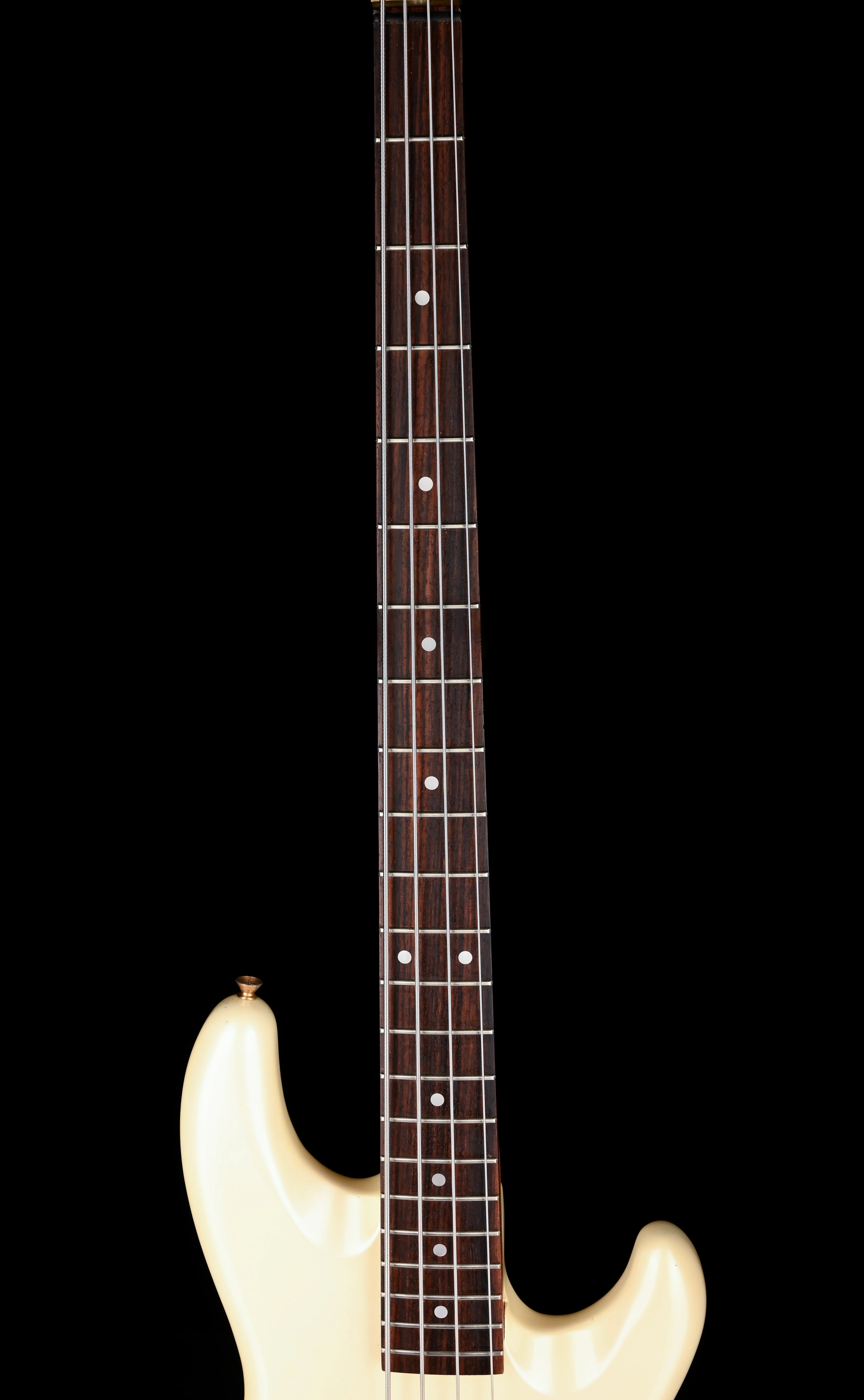 Used Fender 1990 Made In Japan Precision Bass Lyte Frost White With Gig Bag - Image 12
