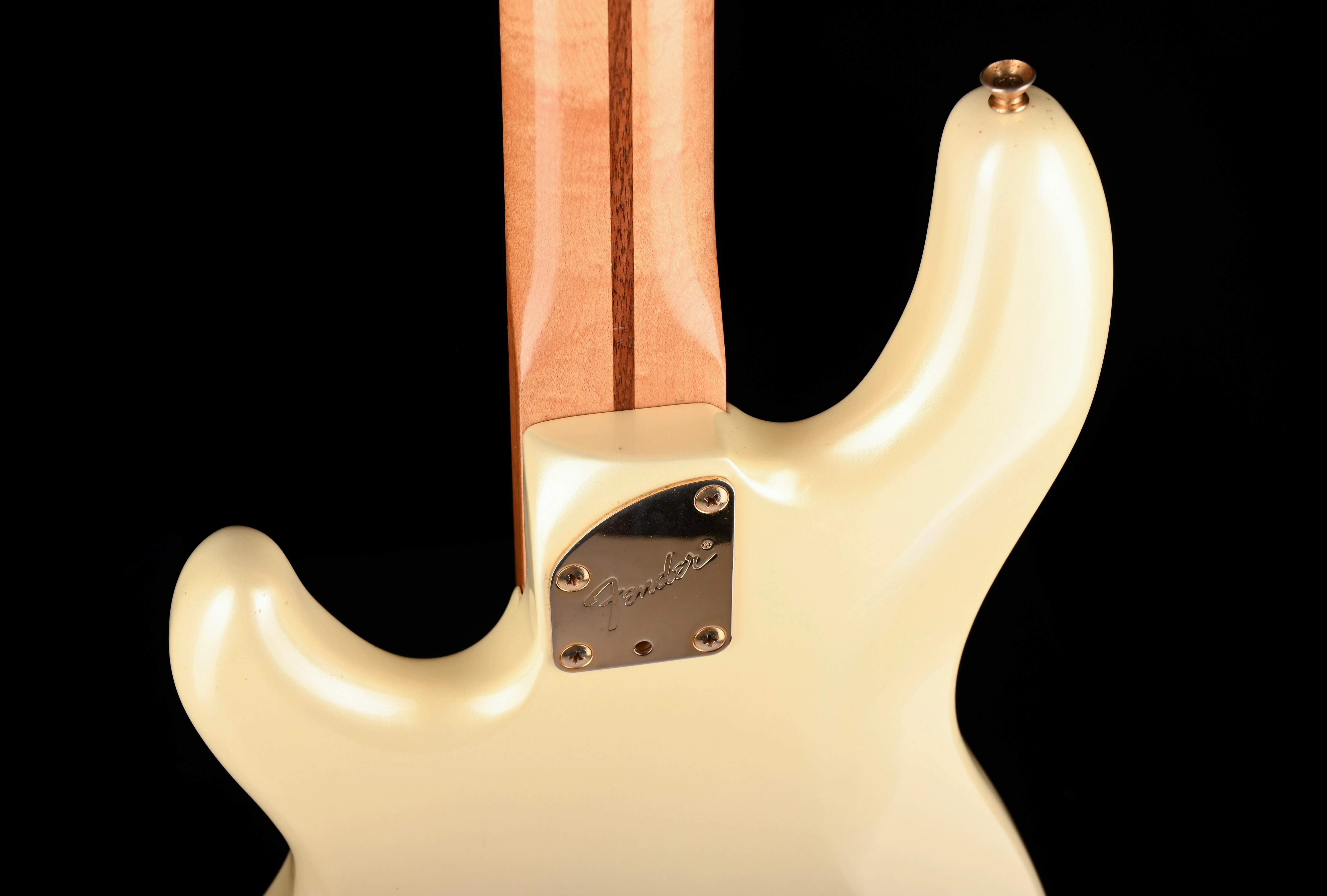Used Fender 1990 Made In Japan Precision Bass Lyte Frost White With Gig Bag - Image 15
