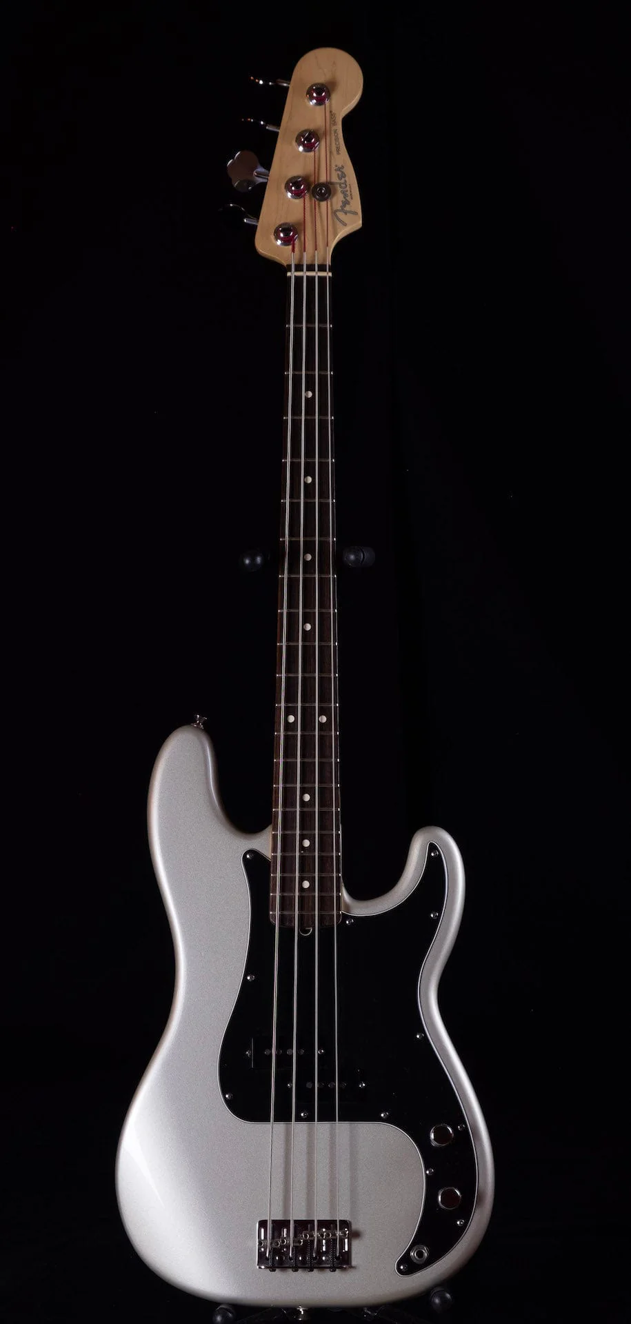 Used Fender 2005 Fender American Series Precision Bass Chrome Silver With OHSC - Image 2