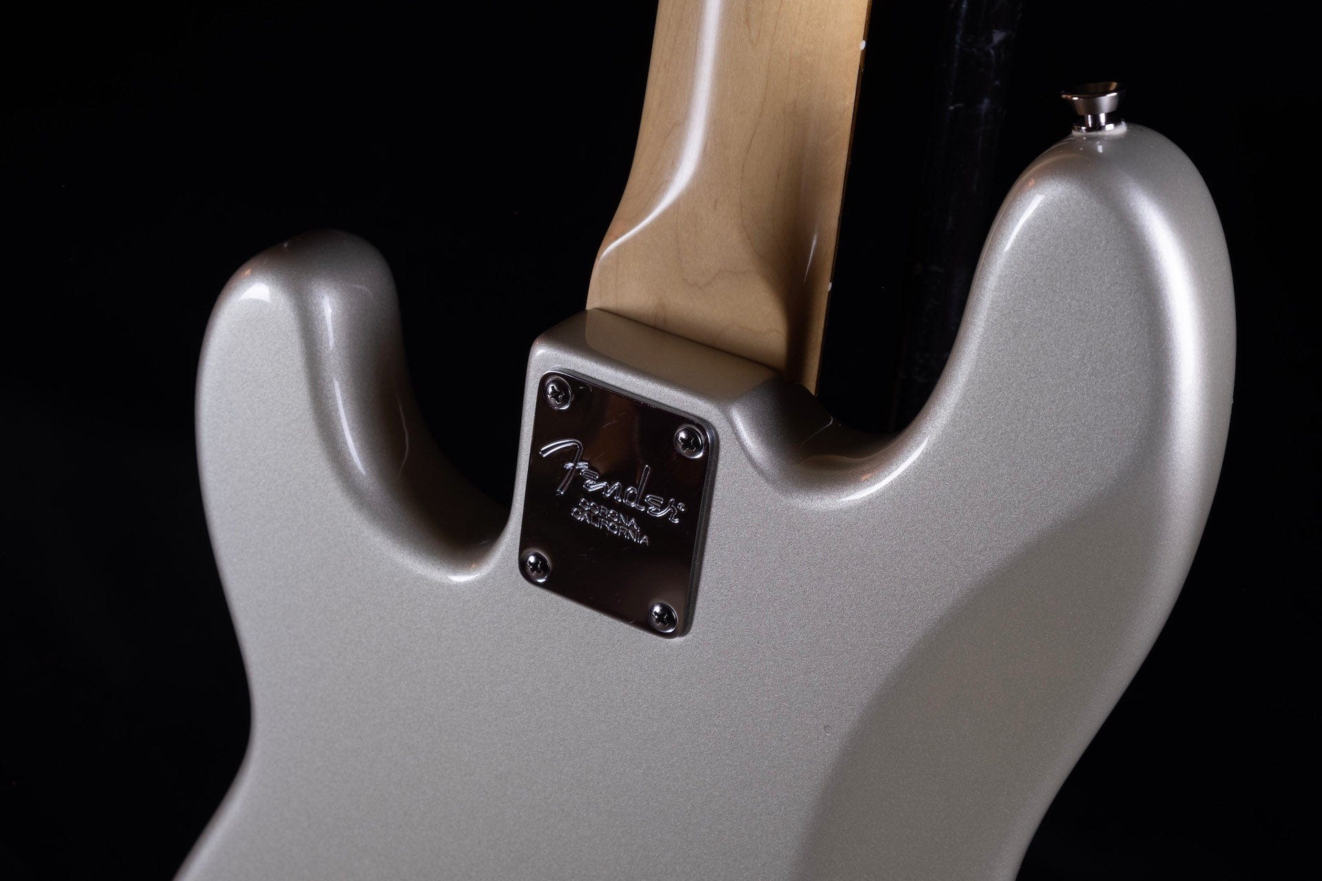 Used Fender 2005 Fender American Series Precision Bass Chrome Silver With OHSC - Image 8