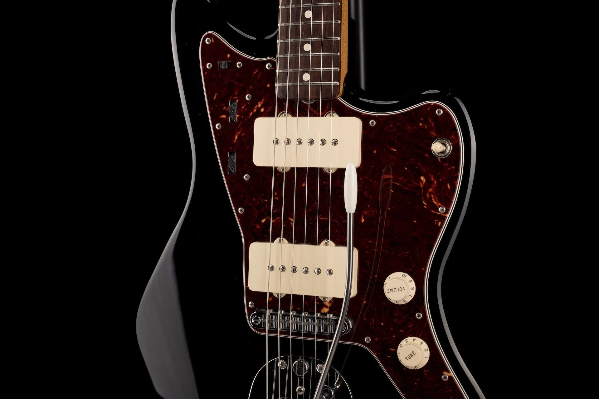 Used Fender 2014 Classic Player Jazzmaster Special Black with Gig Bag - Image 8