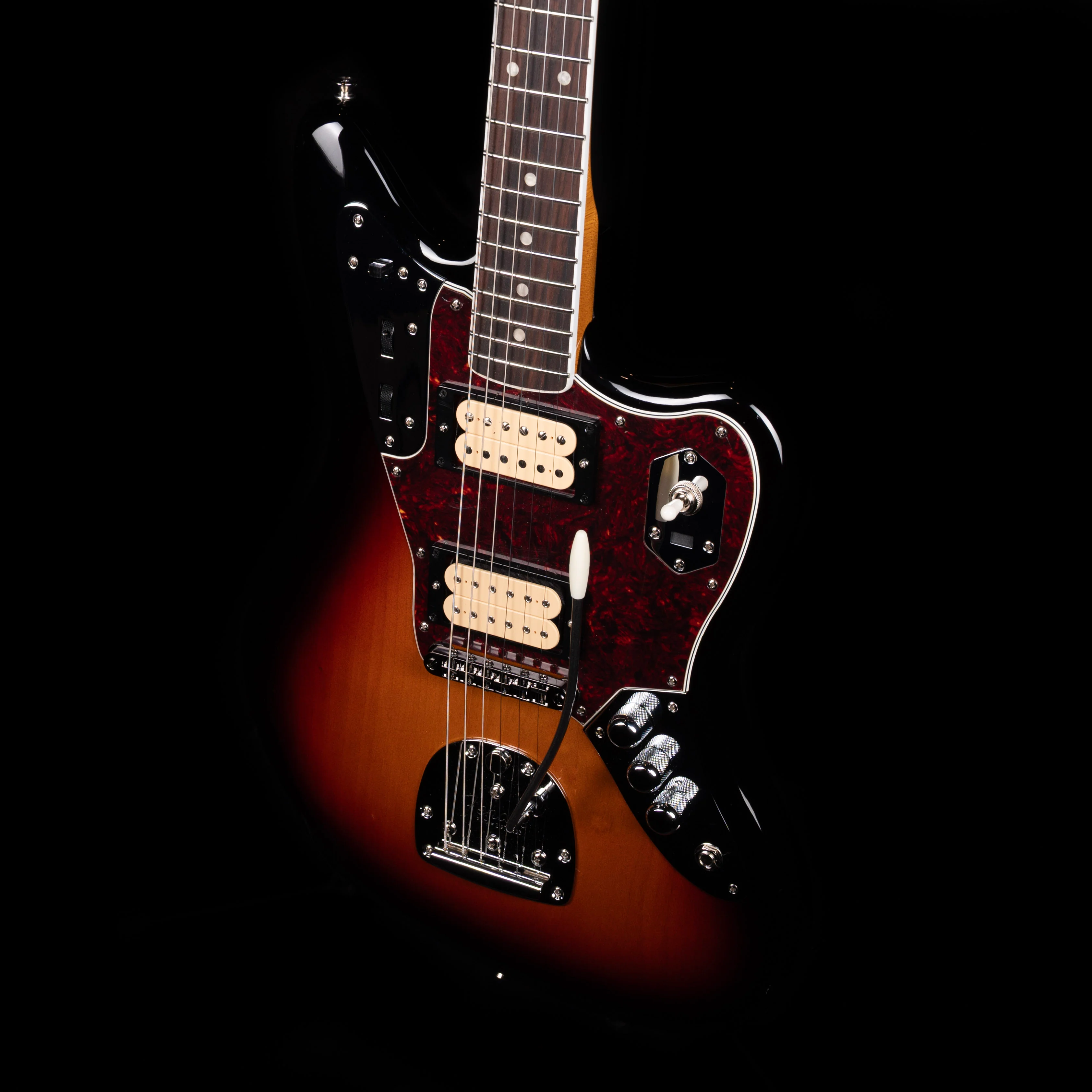 Used Fender 2025 Kurt Cobain Jaguar 3-Color Sunburst with OHSC - Image 3