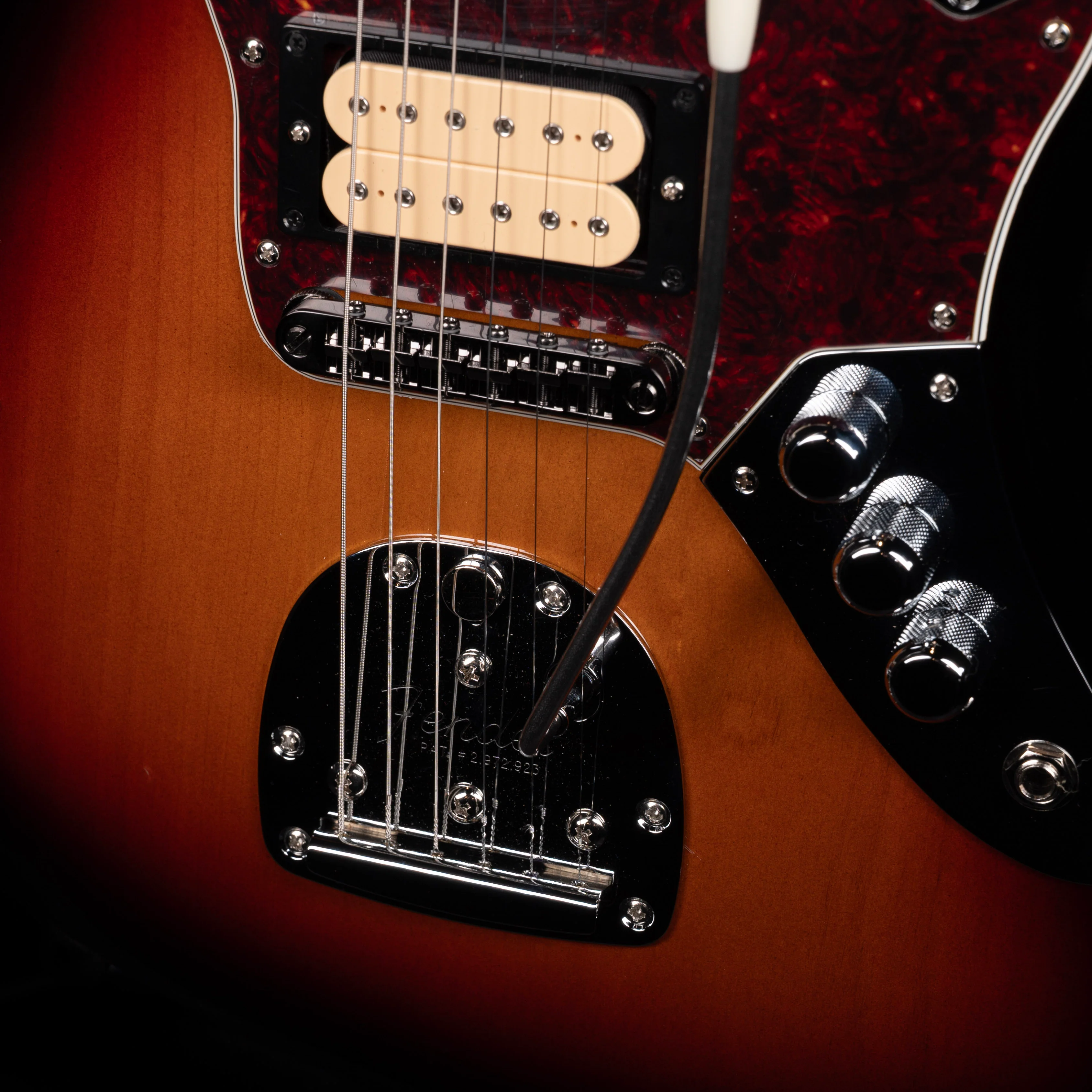 Used Fender 2025 Kurt Cobain Jaguar 3-Color Sunburst with OHSC - Image 4
