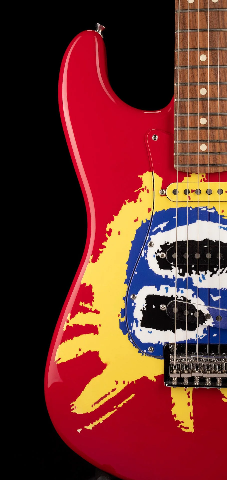 Used Fender 30th Anniversary Screamadelica Stratocaster with Gig Bag - Image 10