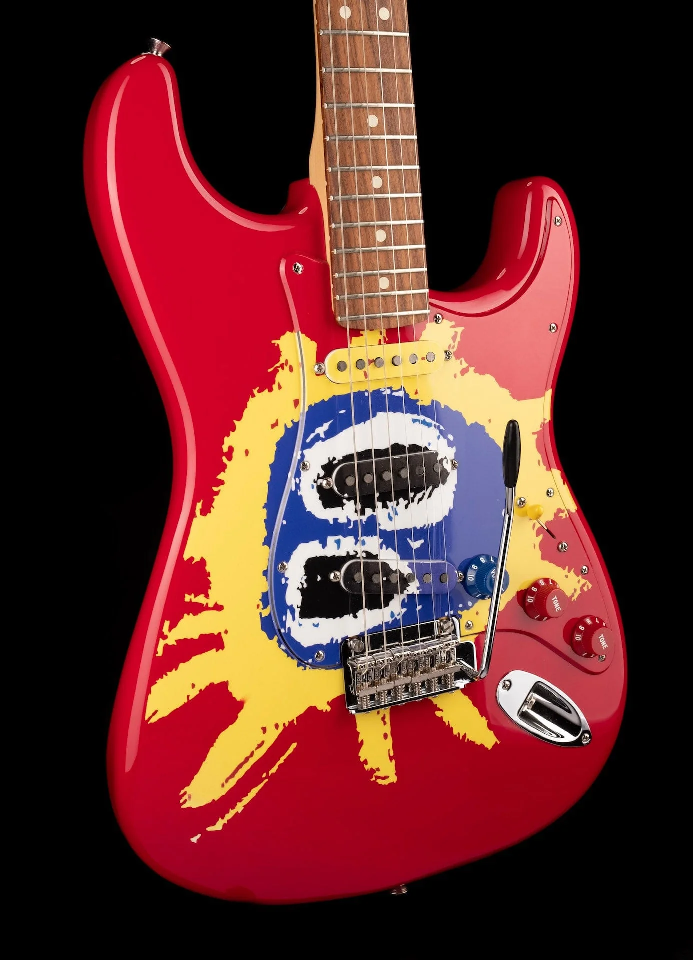 Used Fender 30th Anniversary Screamadelica Stratocaster with Gig Bag - Image 11