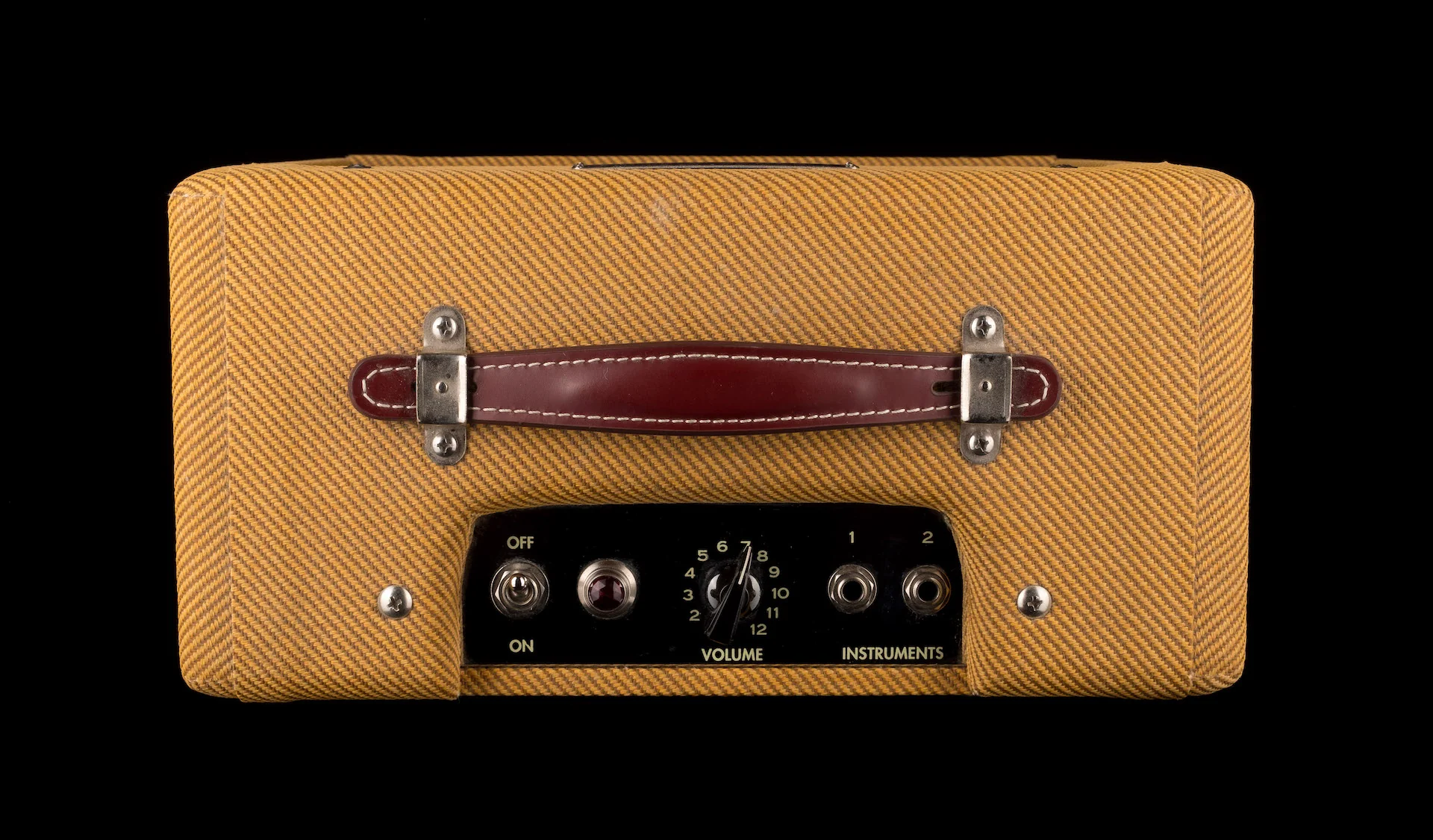 Used Fender 57 Custom Champ Tweed Guitar Amplifier with Cover - Image 3