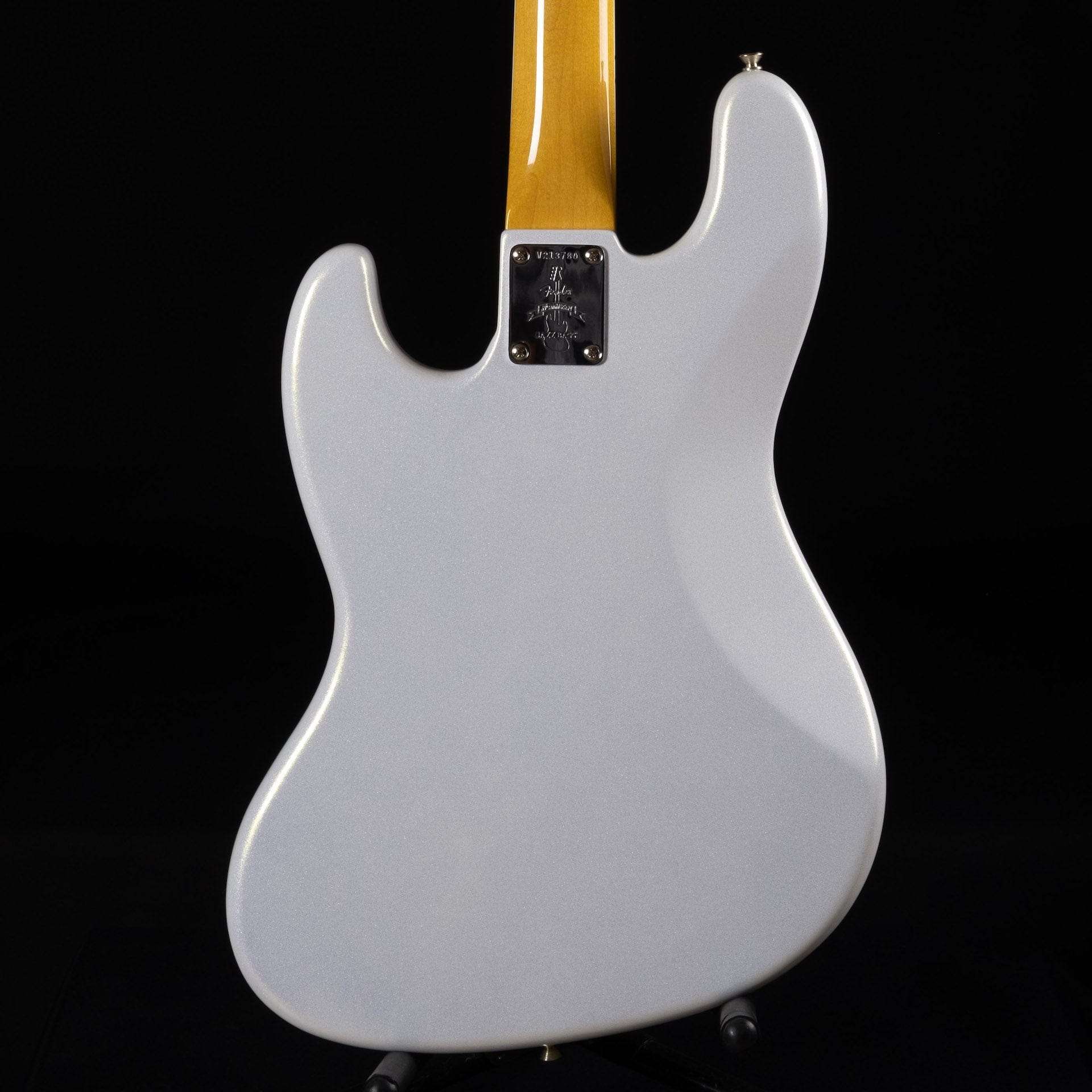 Used Fender 60th Annviersary 60's Jazz Bass Arctic Pearl with Case - Image 9