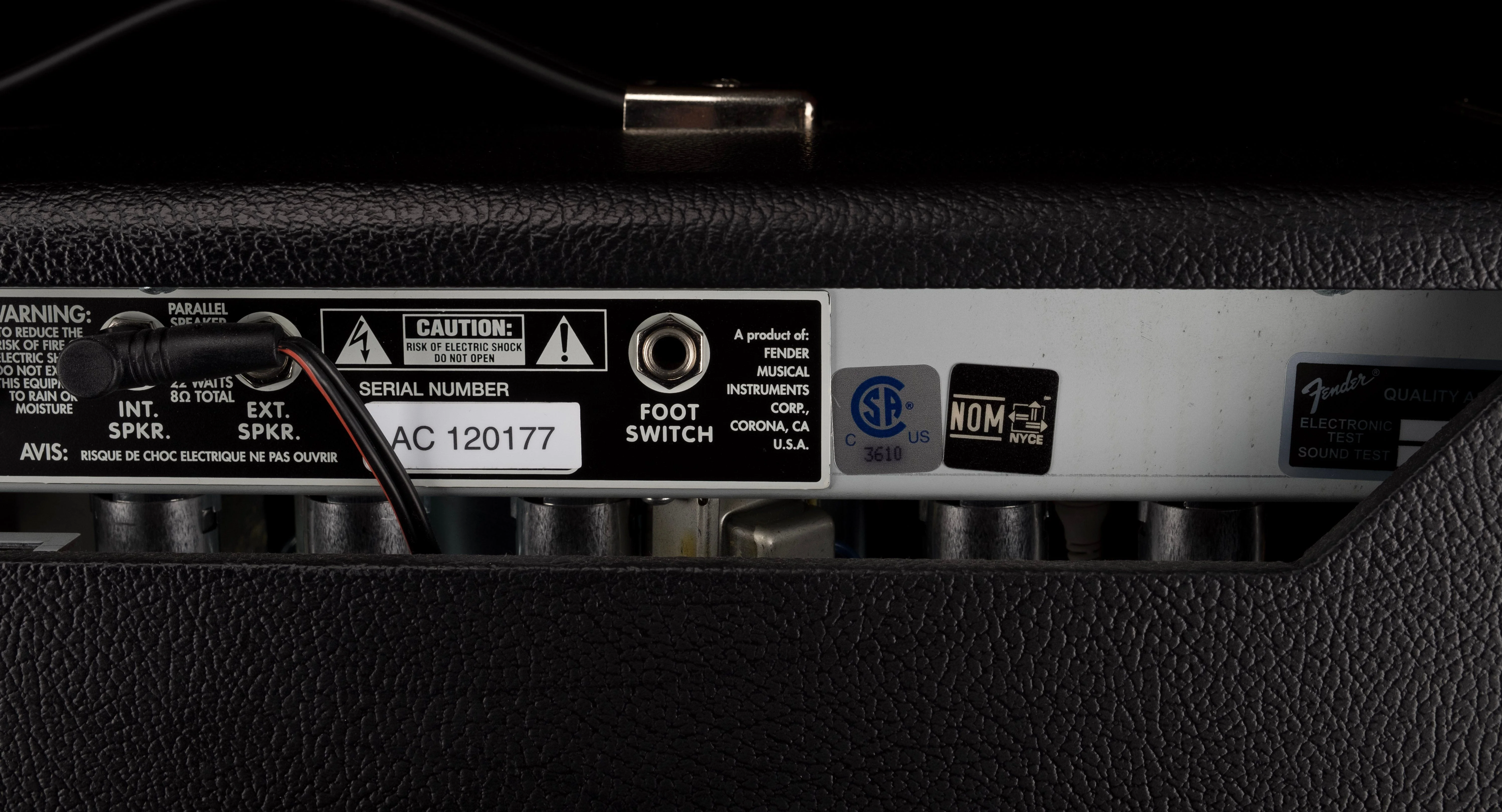 Used Fender '65 Deluxe Reverb Guitar Amp Combo - Image 11