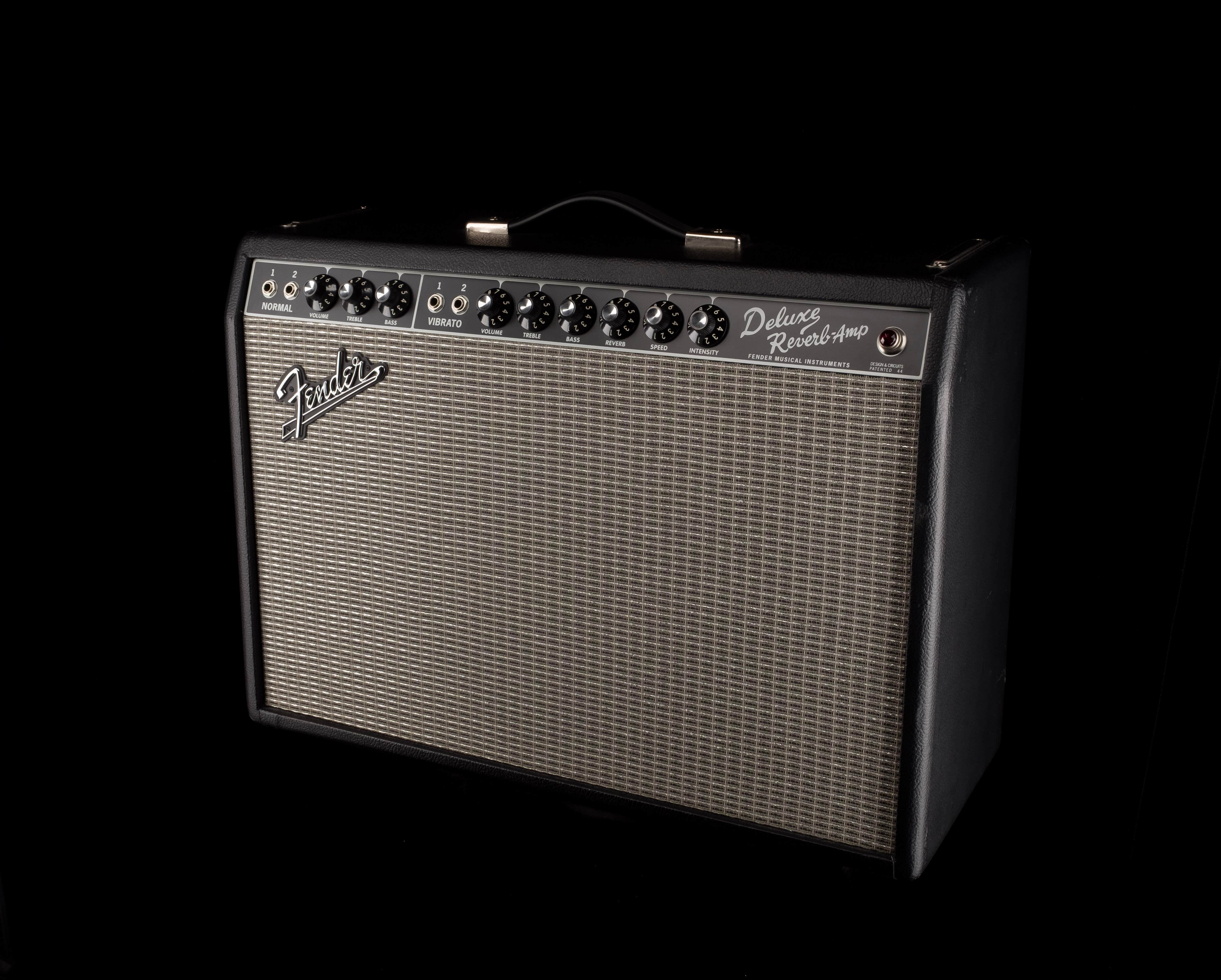 Used Fender '65 Deluxe Reverb Guitar Amp Combo - Image 2