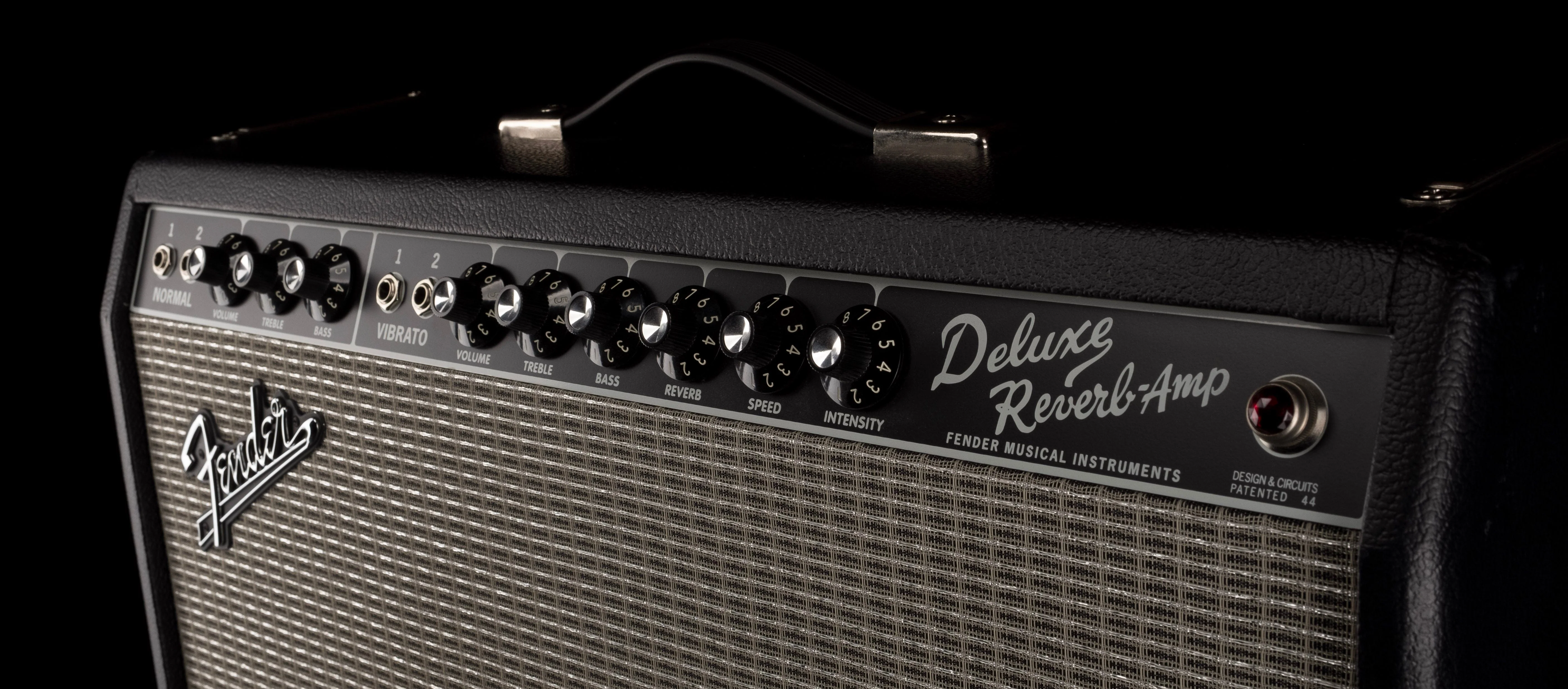 Used Fender '65 Deluxe Reverb Guitar Amp Combo - Image 3