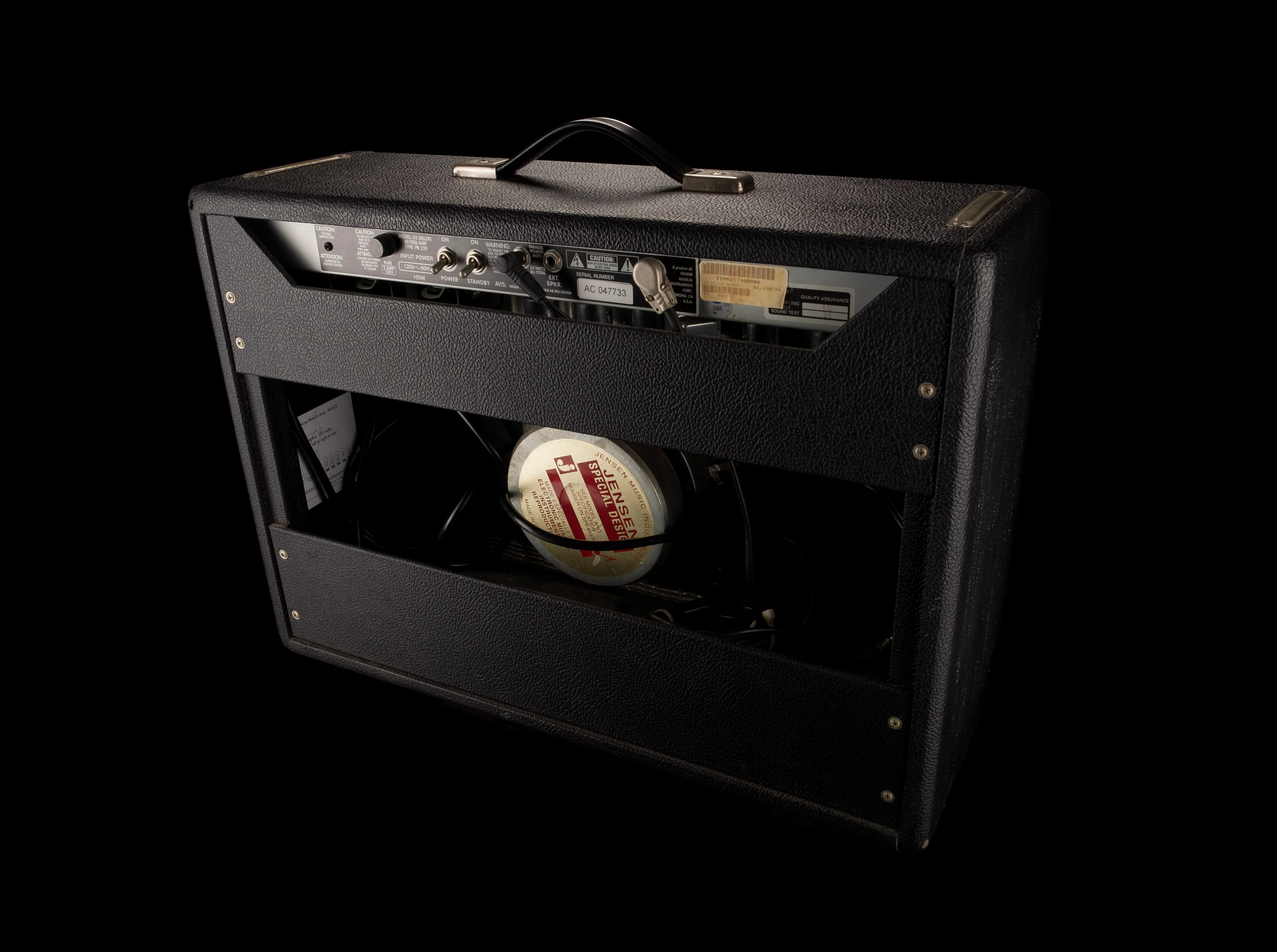 Used Fender '65 Deluxe Reverb Reissue Guitar Amp Combo - Image 14