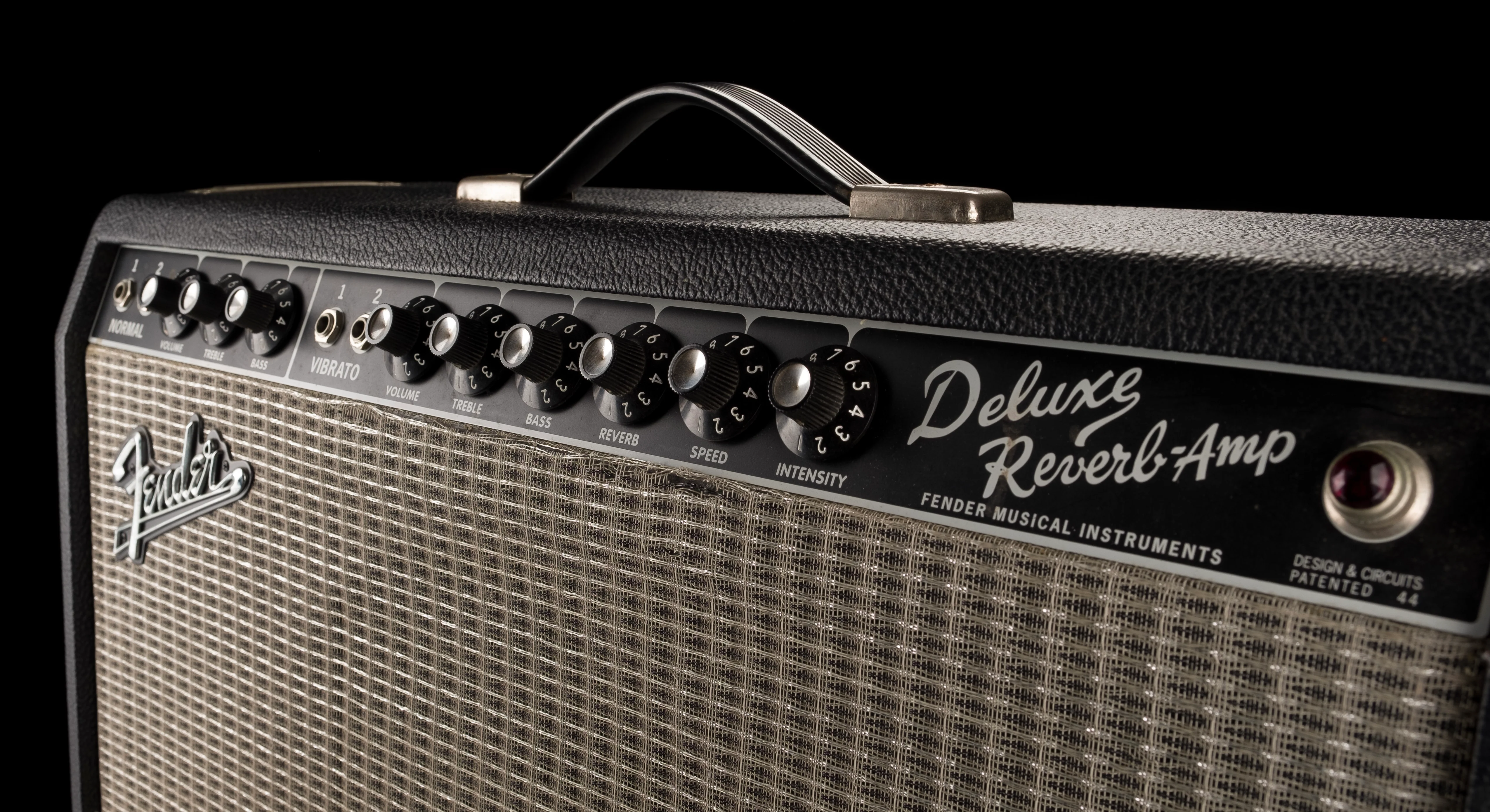 Used Fender '65 Deluxe Reverb Reissue Guitar Amp Combo - Image 3