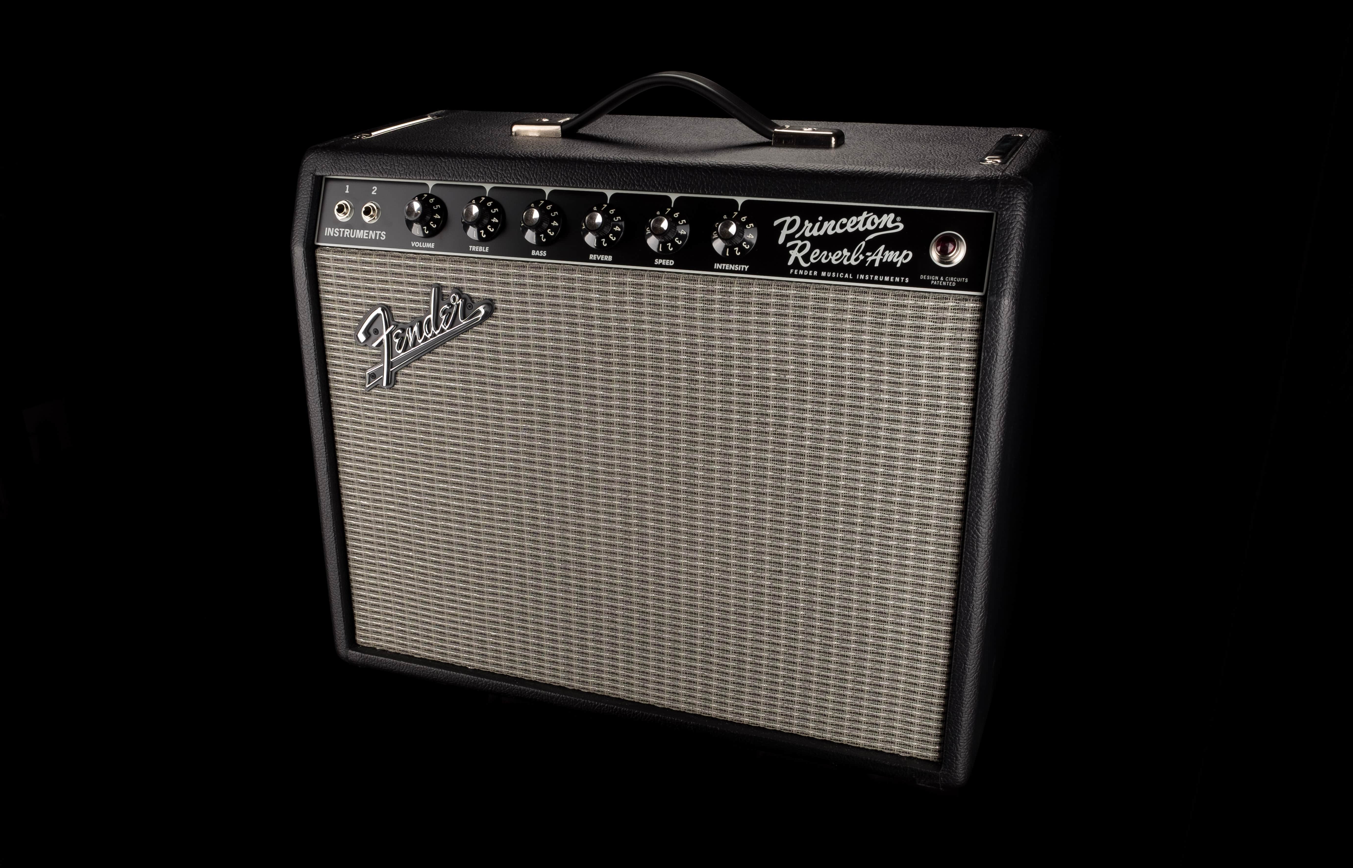 Used Fender 65 Princeton Reverb Reissue Guitar Amp Combo - Image 2