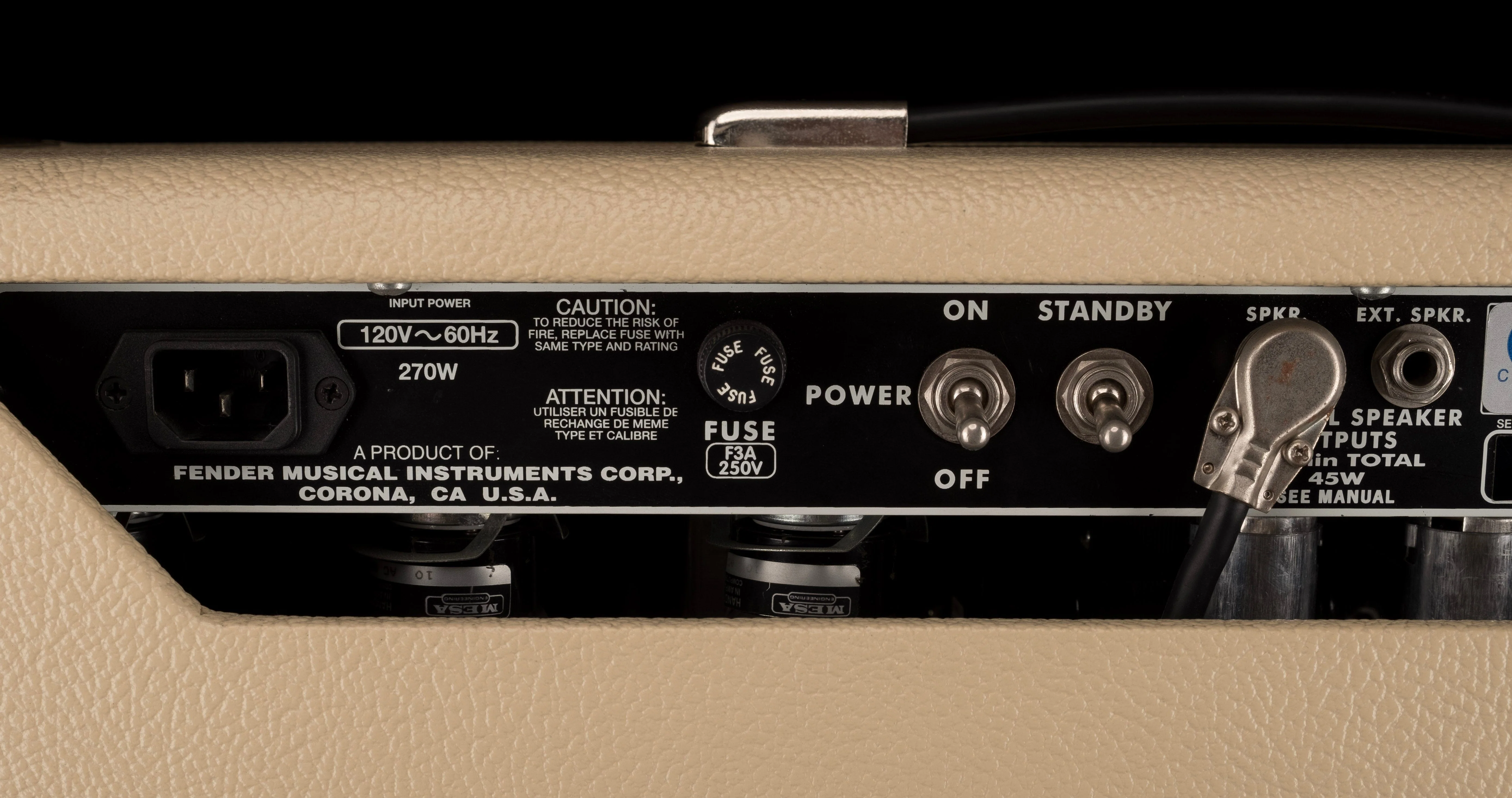 Used Fender '65 Reissue Super Reverb Blonde Guitar Amp Combo - Image 14