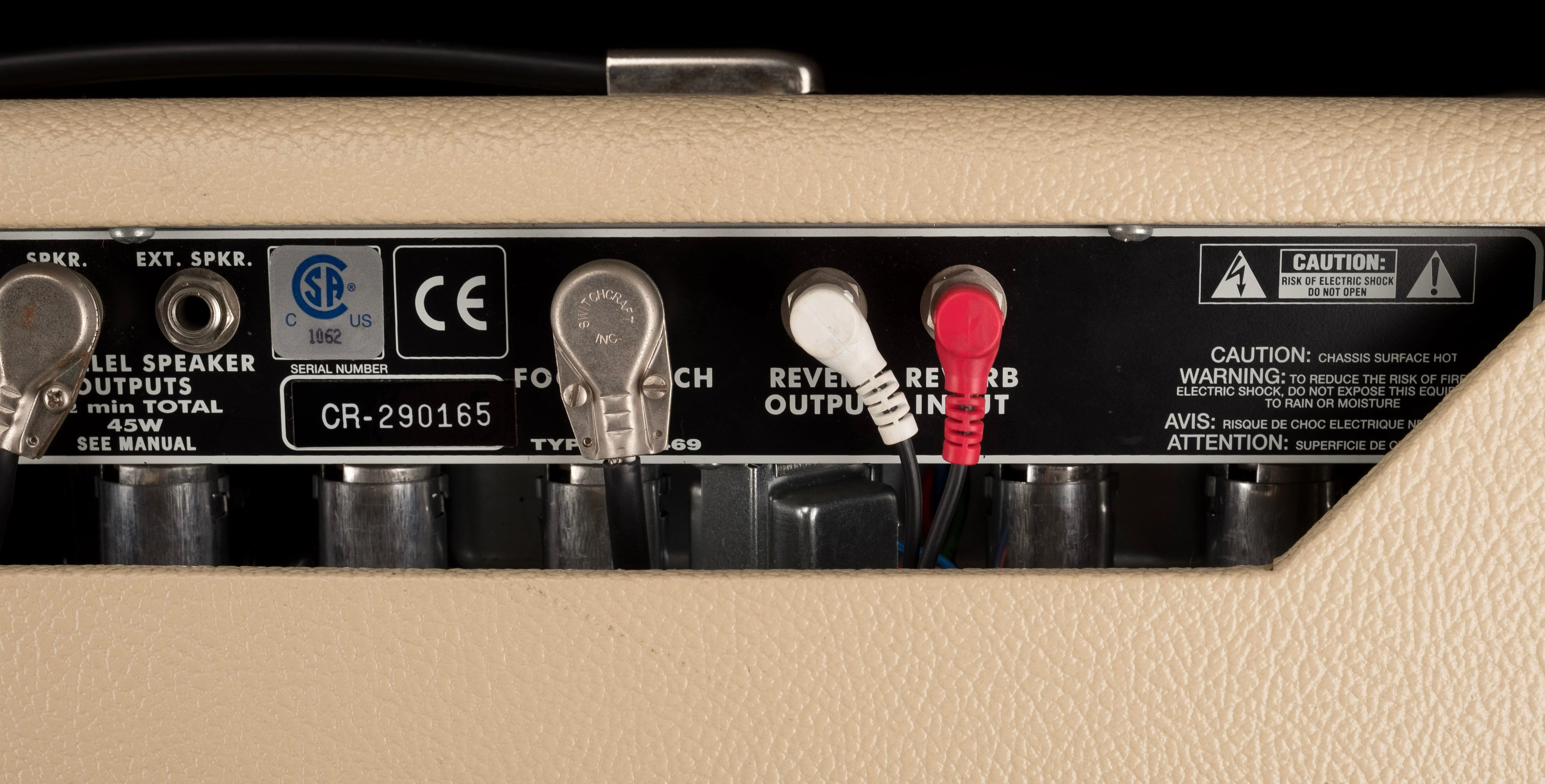 Used Fender '65 Reissue Super Reverb Blonde Guitar Amp Combo - Image 15