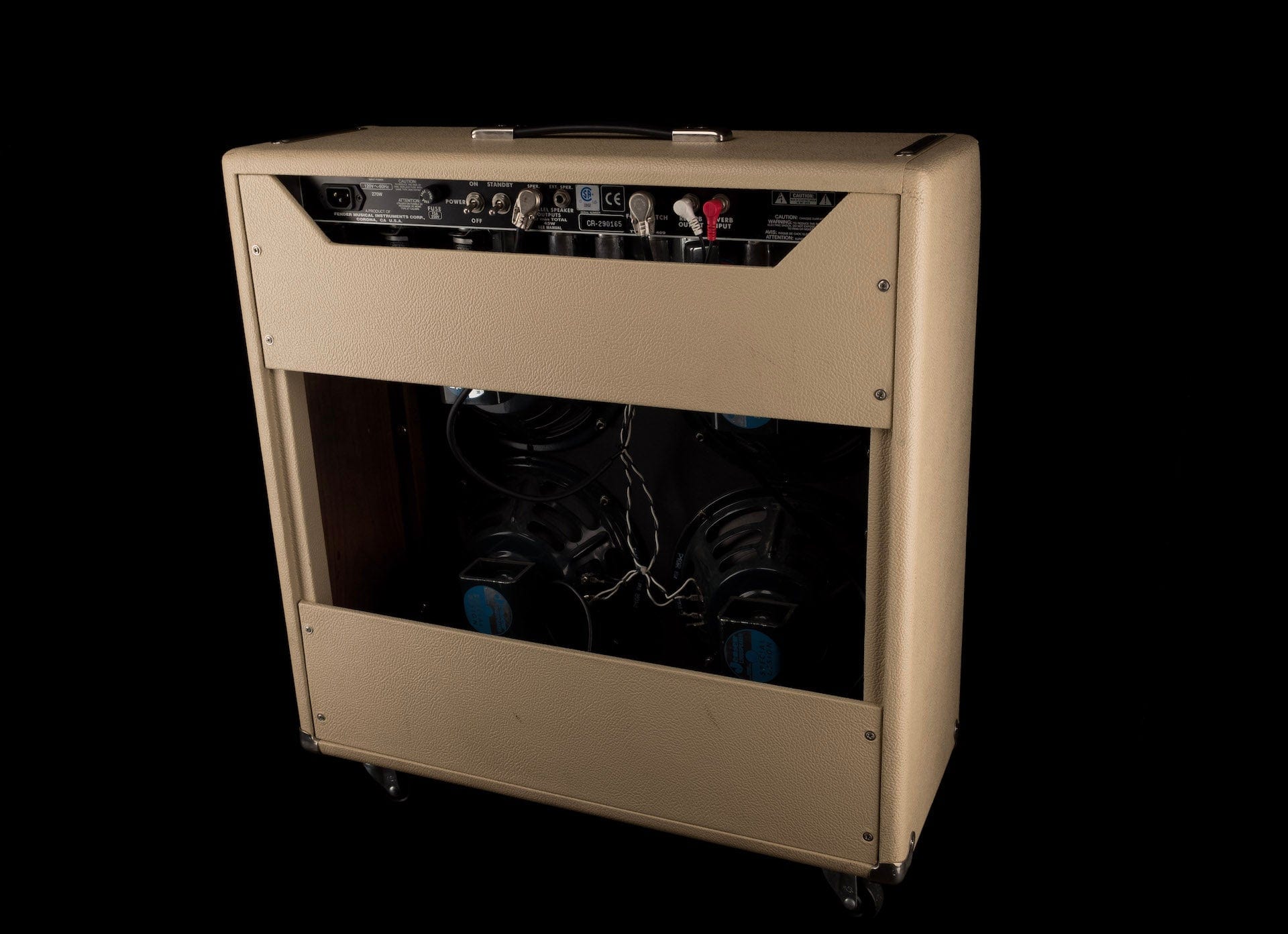 Used Fender '65 Reissue Super Reverb Blonde Guitar Amp Combo - Image 16