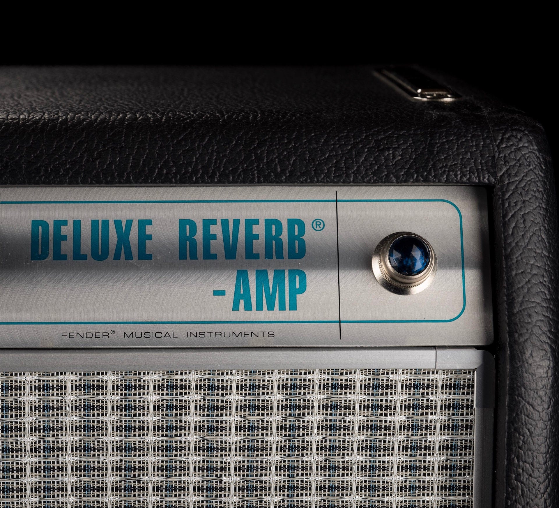 Used Fender ’68 Custom Deluxe Reverb Guitar Amp Combo with Footswitch - Image 6