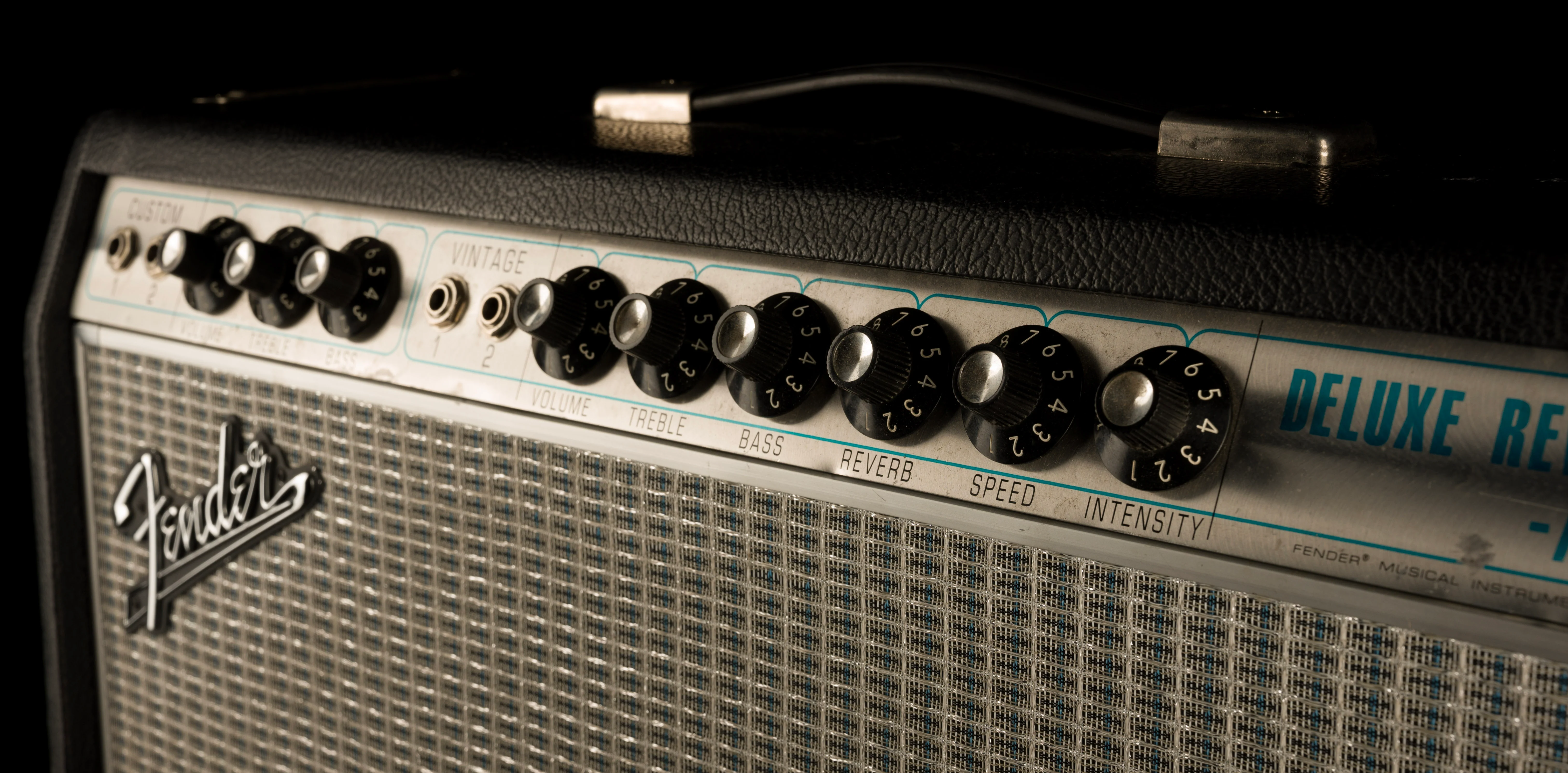 Used 2016 Fender ’68 Custom Deluxe Reverb Guitar Amp Combo With Footswitch - Image 3