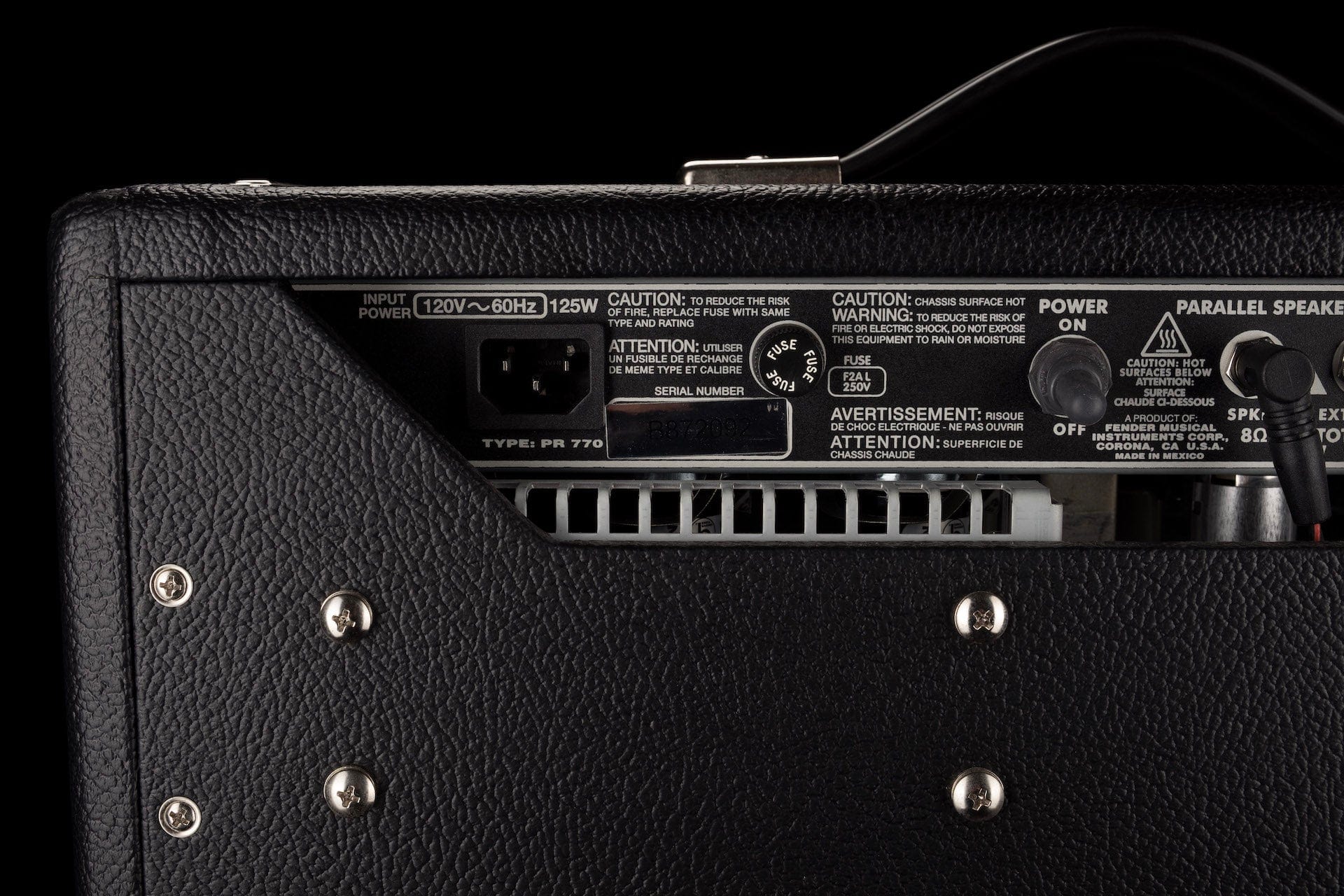 Used Fender ‘68 Custom Princeton Reverb Guitar Amp Combo - Image 10