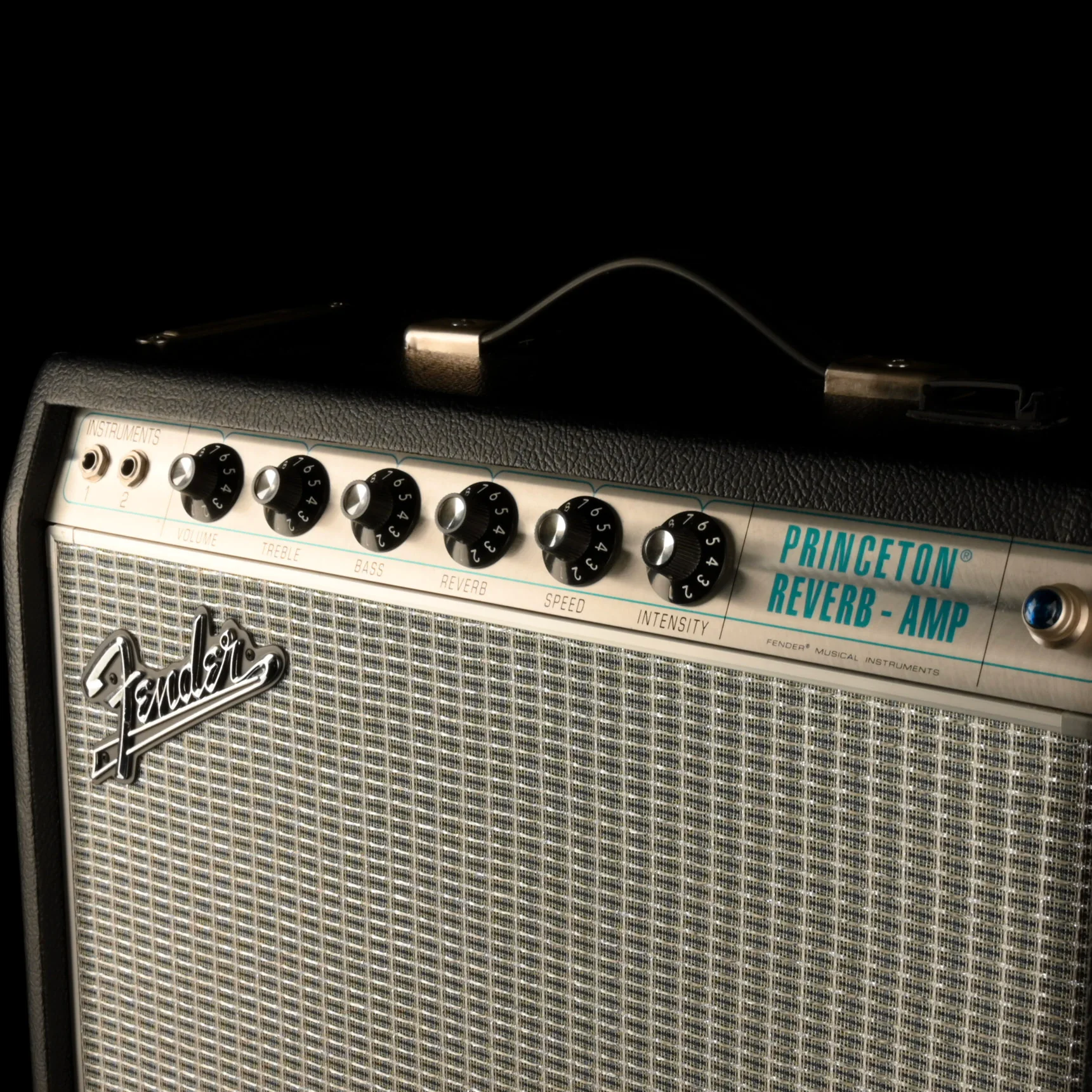 Used Fender '68 Custom Princeton Reverb Amp With Alessandro Mod with Footswitch - 2 - Image 3