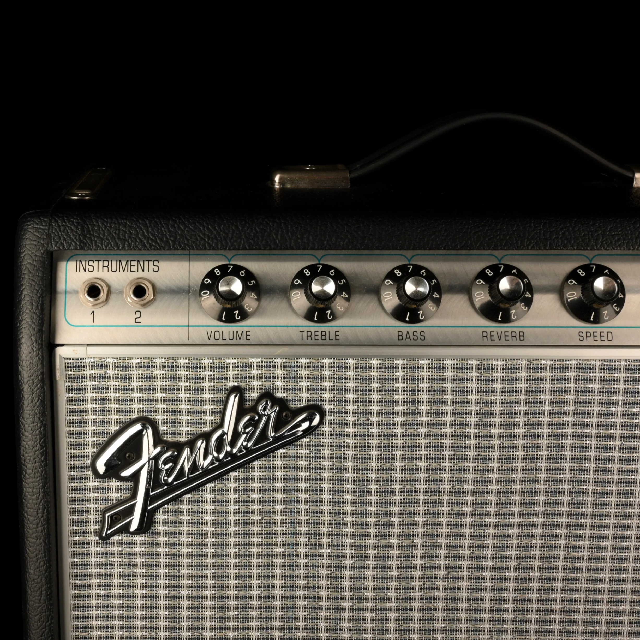 Used Fender '68 Custom Princeton Reverb Amp With Alessandro Mod with Footswitch - 2 - Image 4