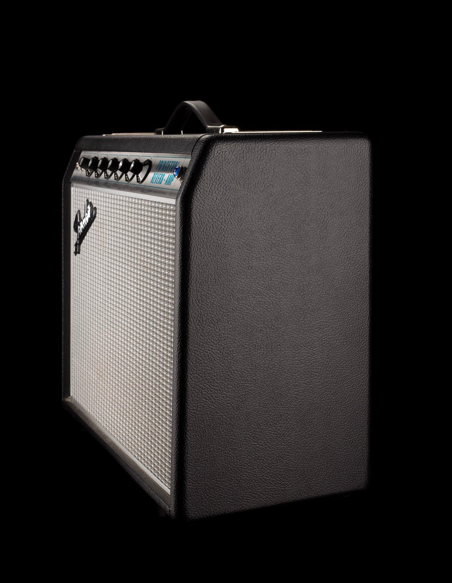 Used Fender ’68 Custom Princeton Reverb Guitar Amp Combo With Cover - Image 6