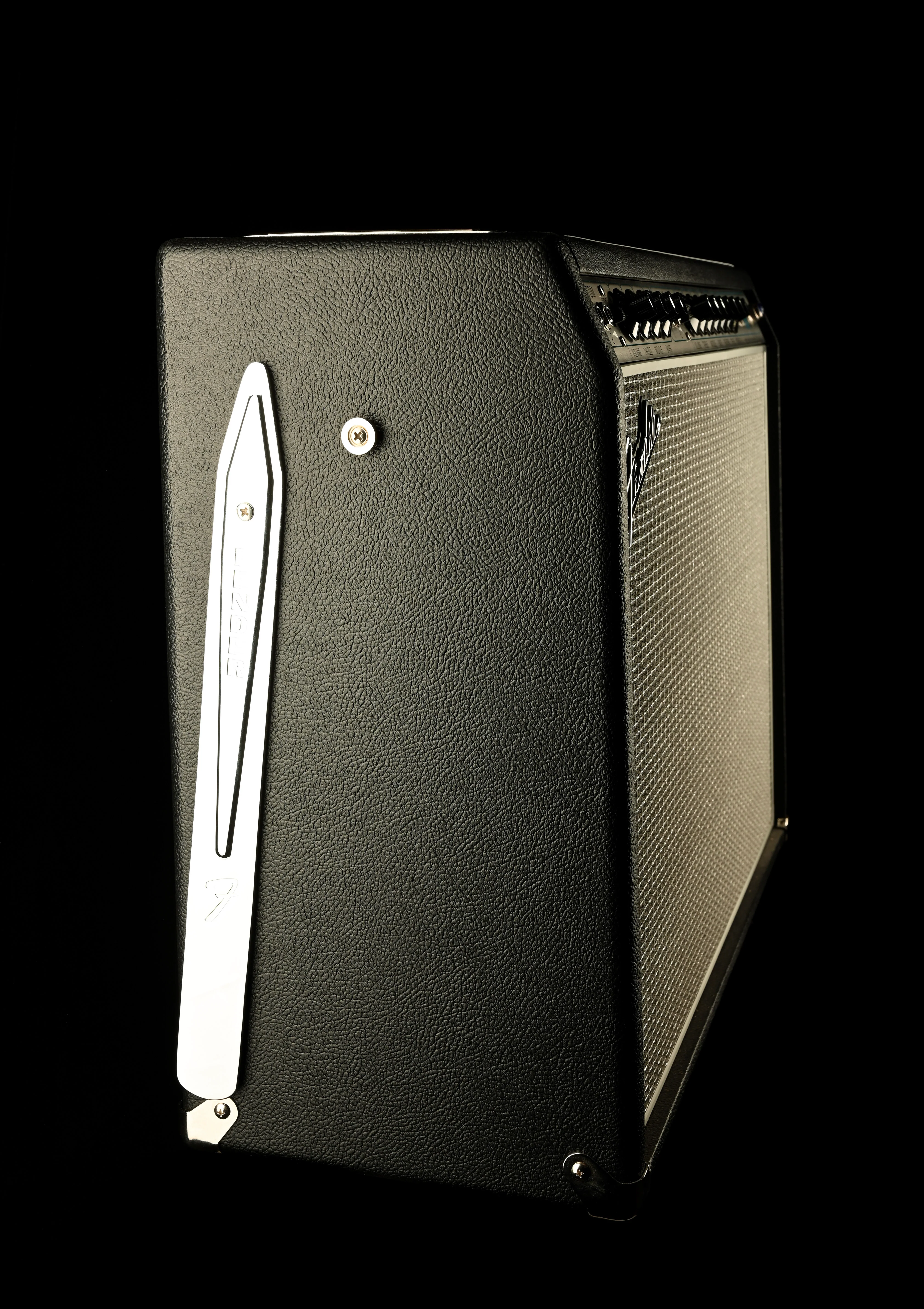 Used Fender '68 Custom Twin Reverb Guitar Amp Combo with Footswitch - Image 8
