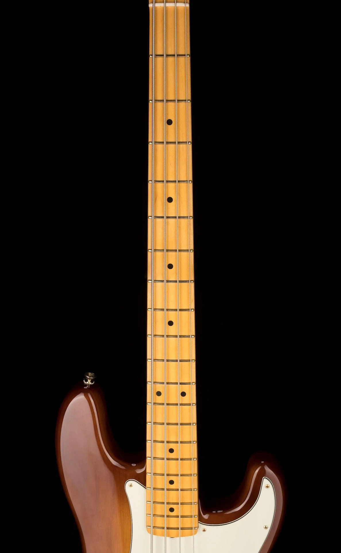 Used Fender 75th Anniversary Commemorative Precision Bass 2-Color Bourbon Burst with OHSC - Image 11