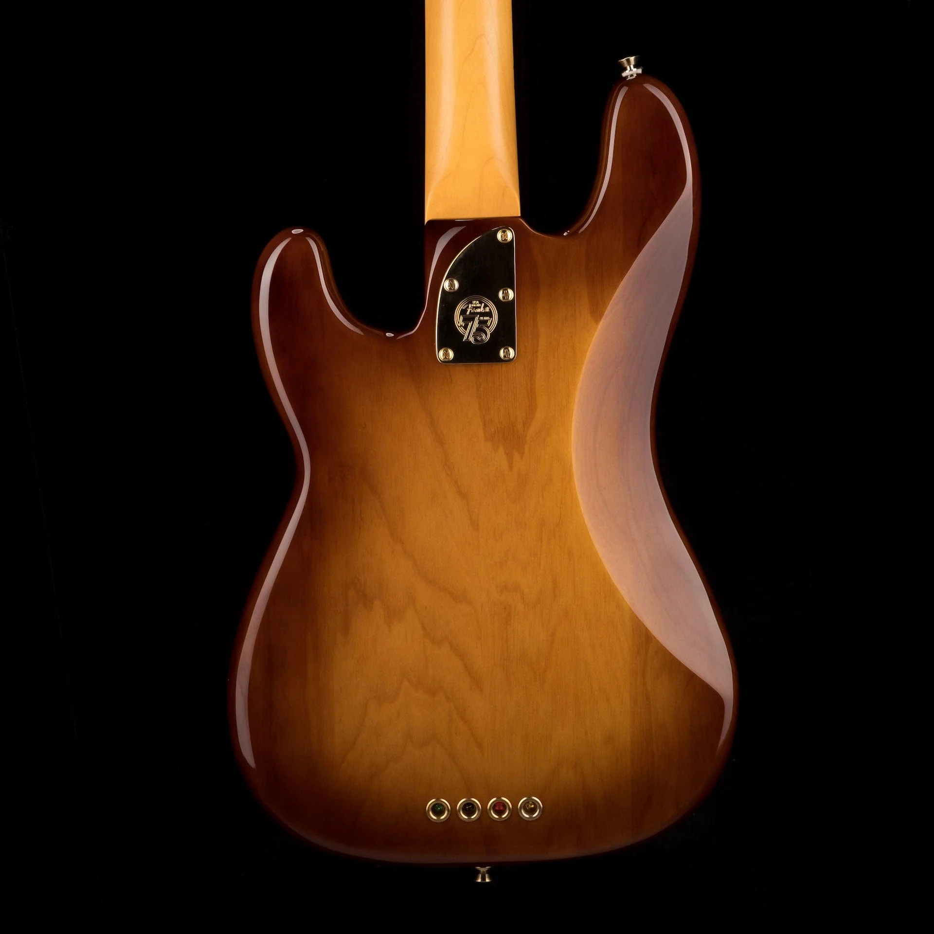 Used Fender 75th Anniversary Commemorative Precision Bass 2-Color Bourbon Burst with OHSC - Image 12
