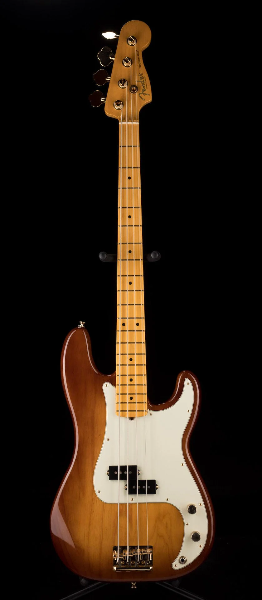 Used Fender 75th Anniversary Commemorative Precision Bass 2-Color Bourbon Burst with OHSC - Image 2
