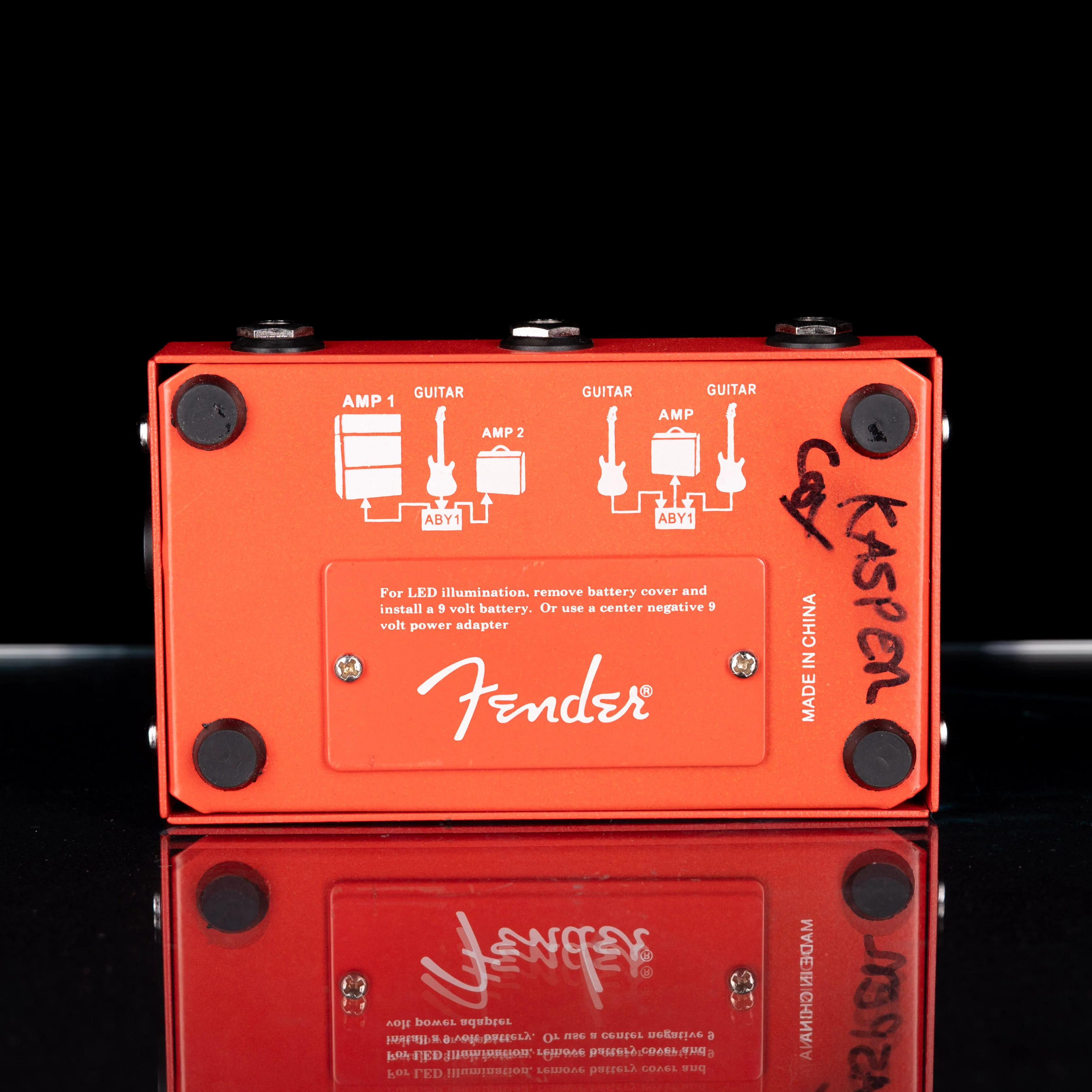 Used Fender ABY Pedal (Red) - Image 2