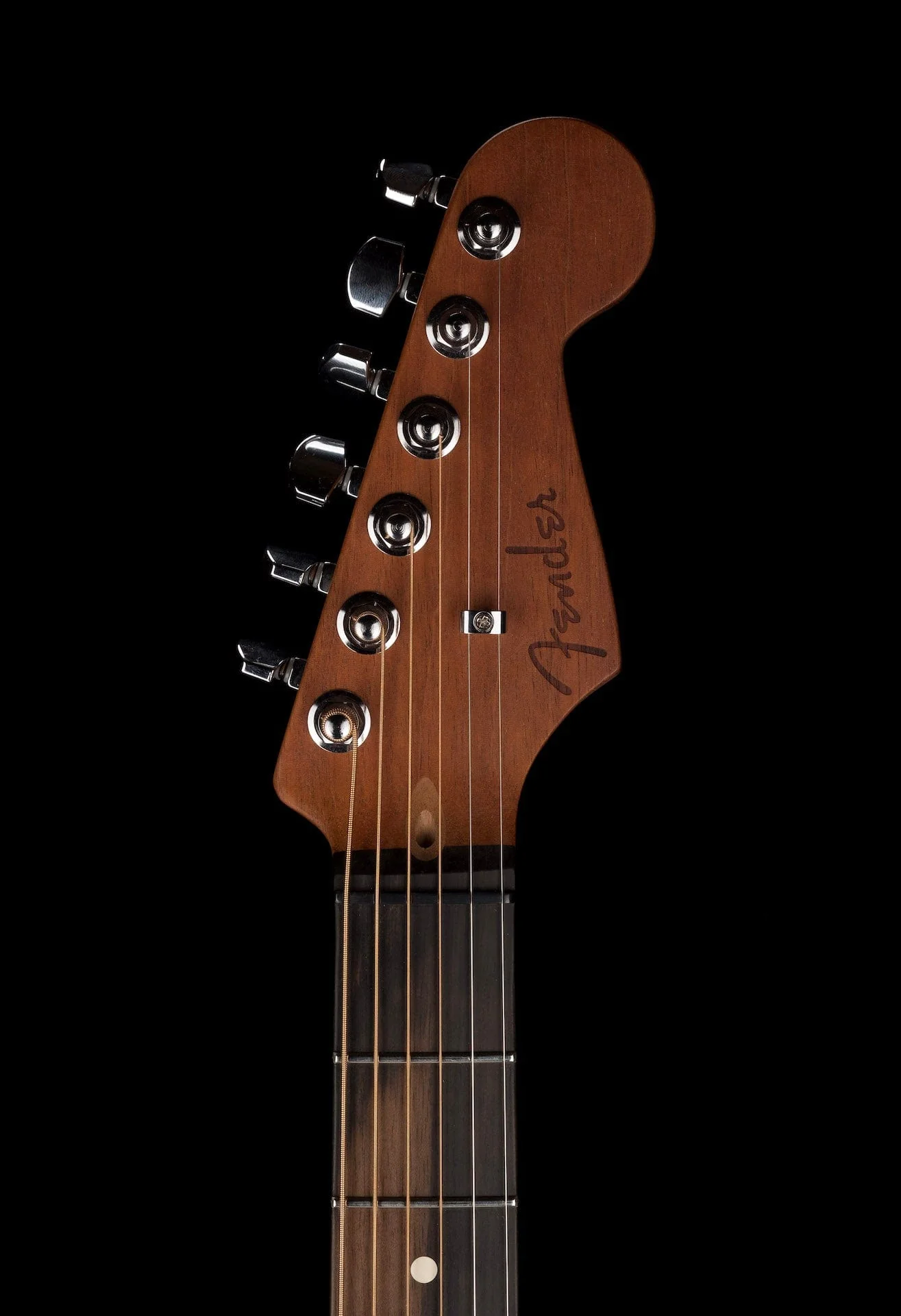 Used Fender Acoustasonic Jazzmaster Tungsten With Gig Bag - Image 11