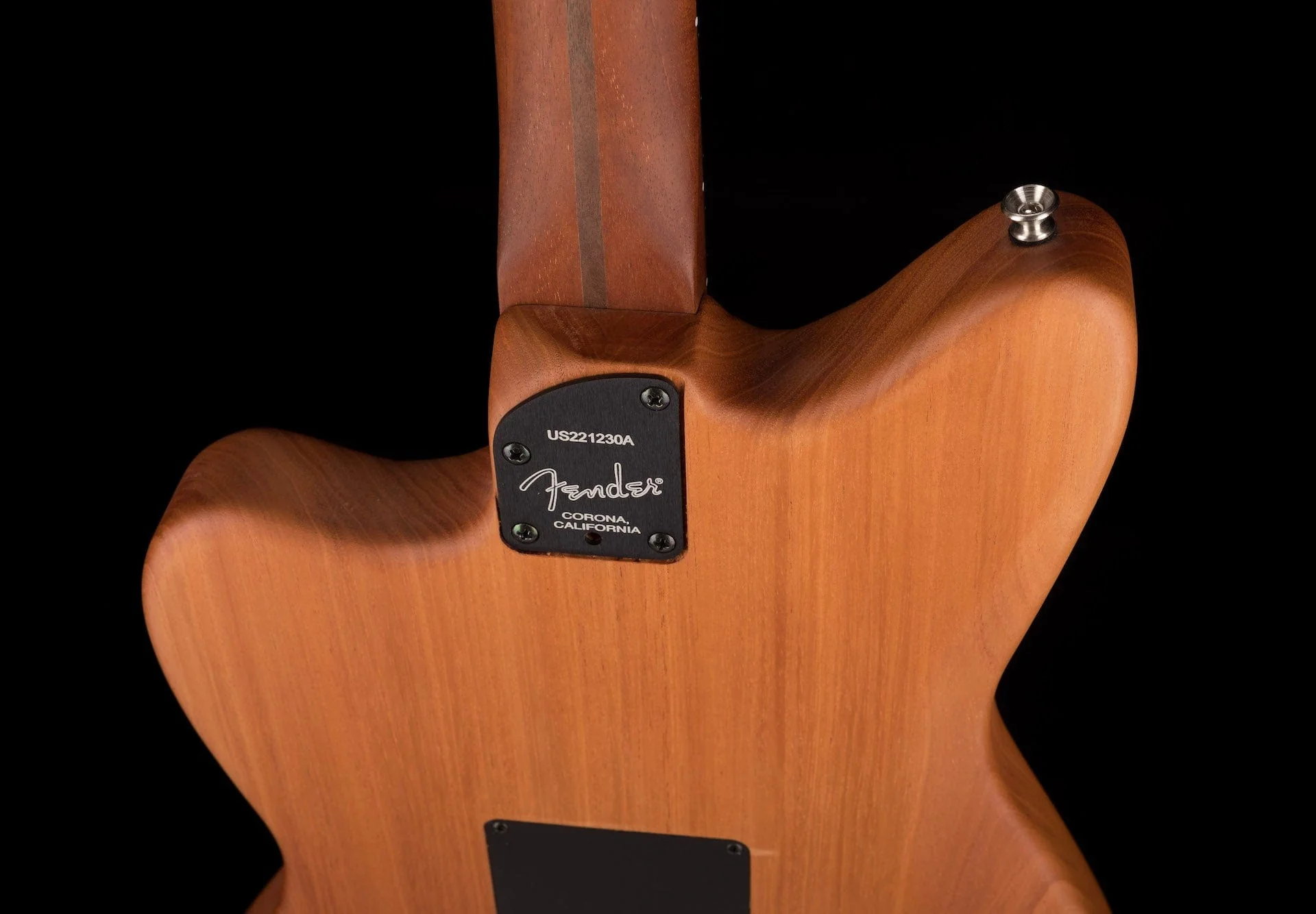 Used Fender Acoustasonic Jazzmaster Tungsten With Gig Bag - Image 14